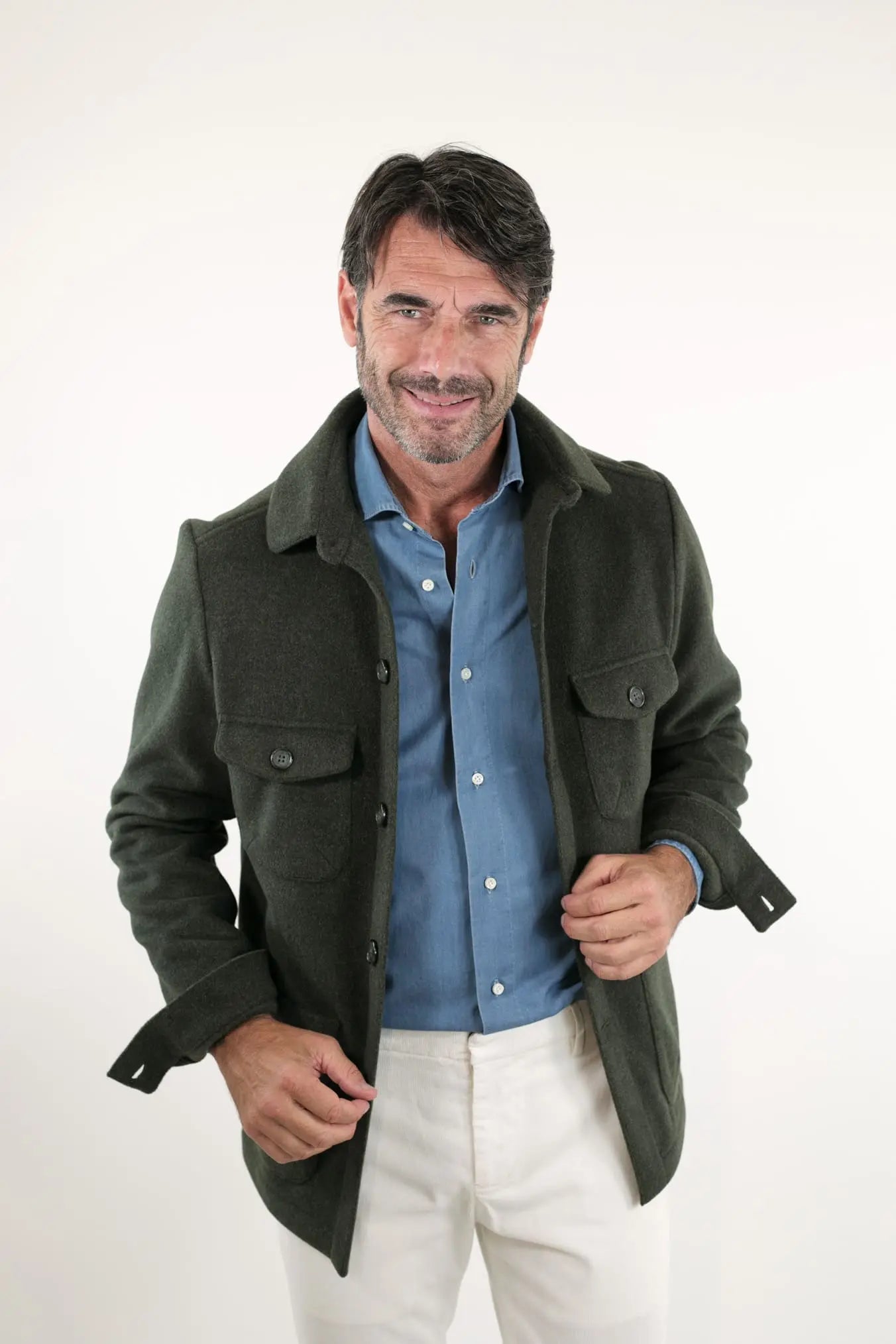 Overshirt Verde - Guarino Store