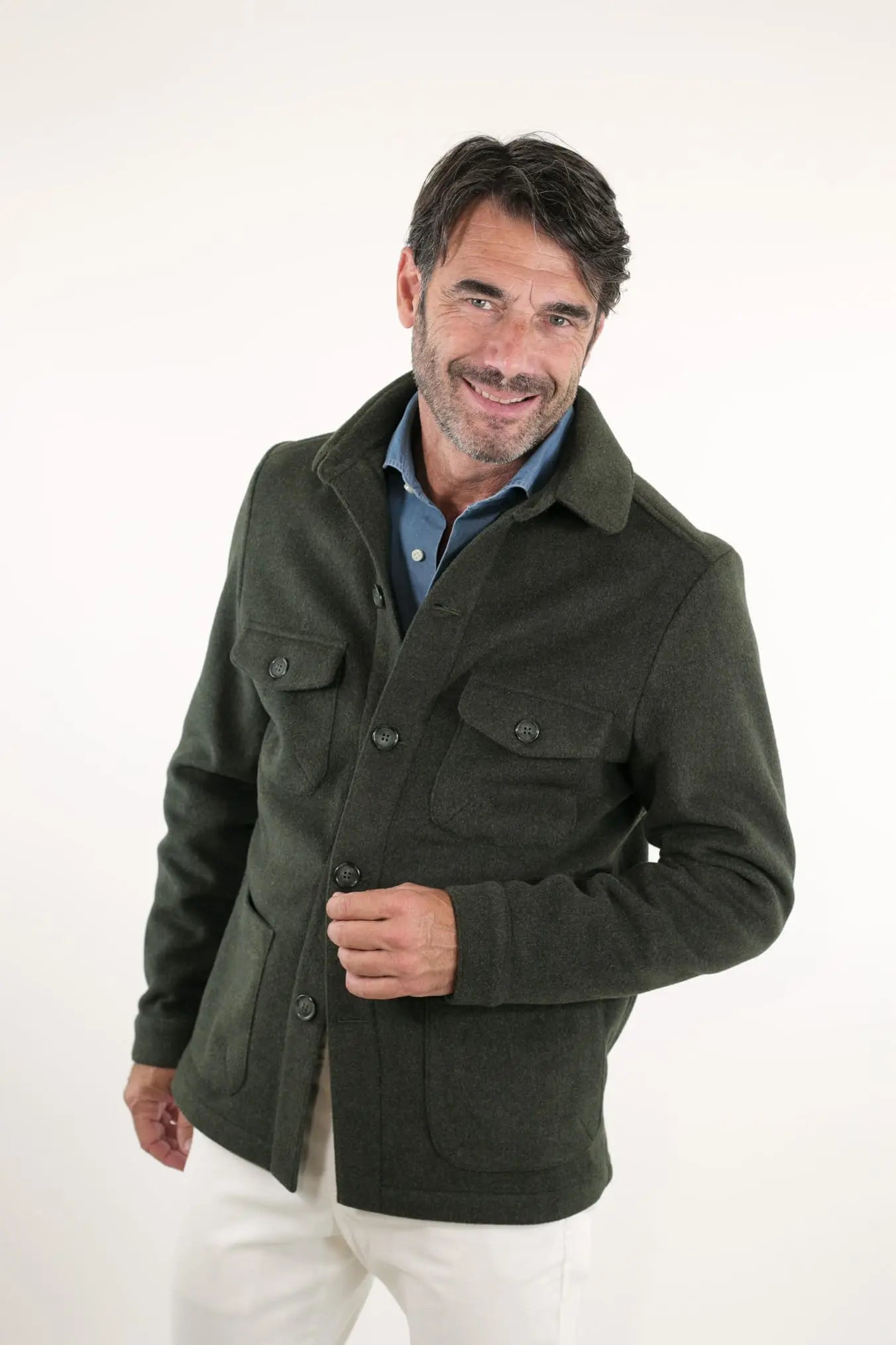 Overshirt Verde - Guarino Store