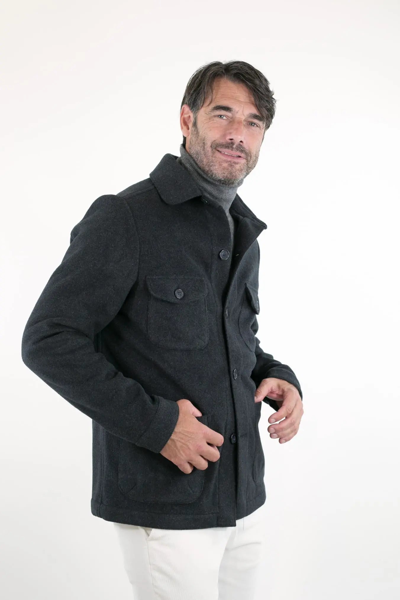 Overshirt Blu - Guarino Store