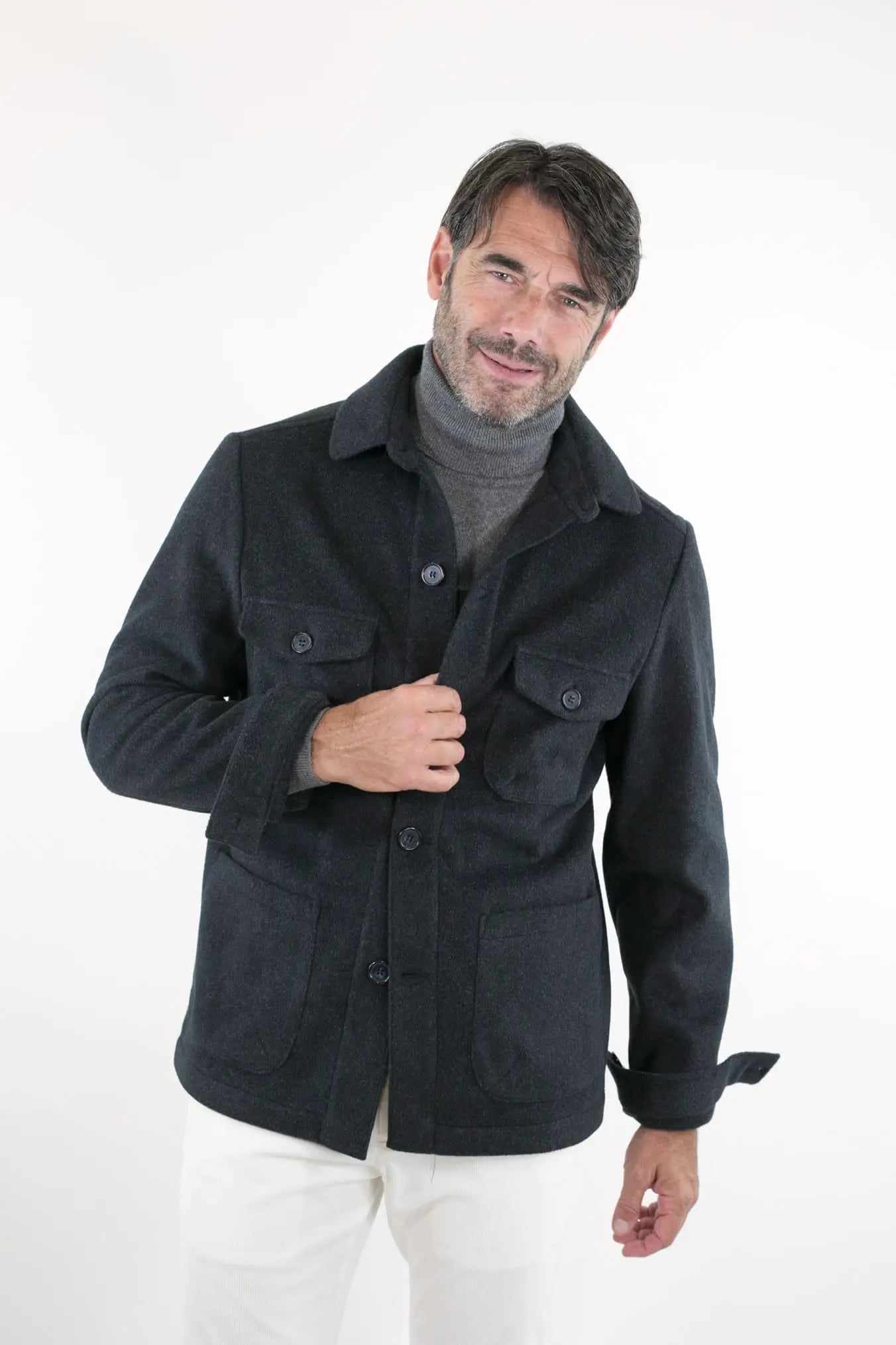 Overshirt Blu - Guarino Store