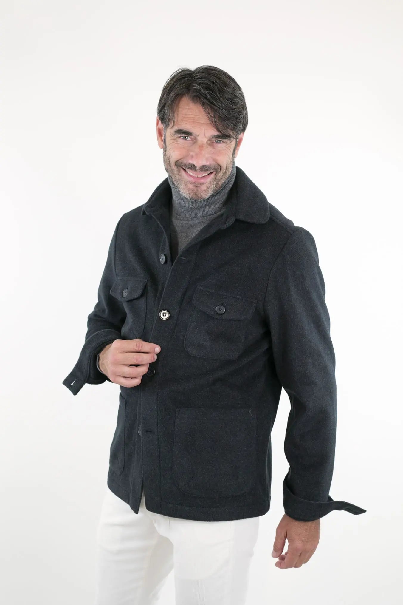 Overshirt Blu - Guarino Store