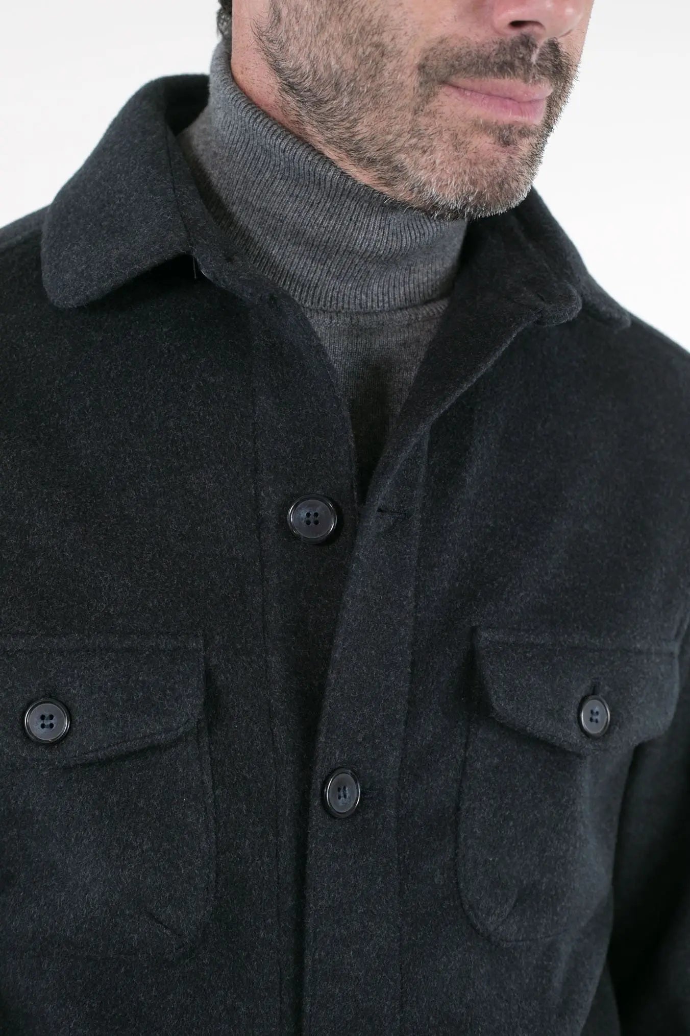 Overshirt Blu - Guarino Store