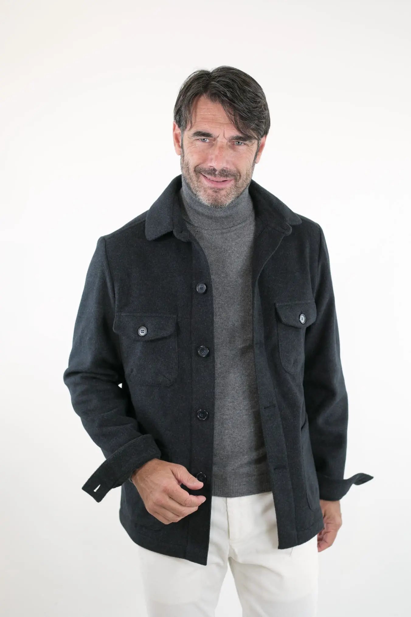 Overshirt Blu - Guarino Store