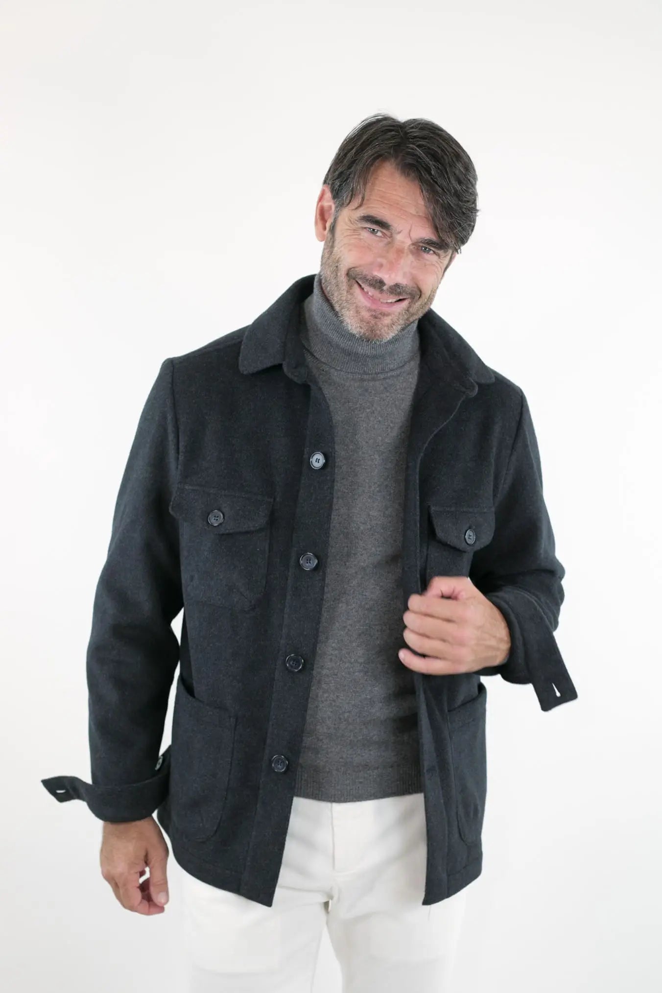 Overshirt Blu - Guarino Store
