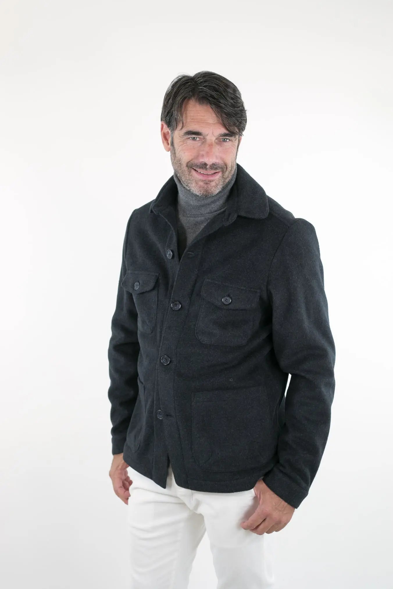 Overshirt Blu - Guarino Store