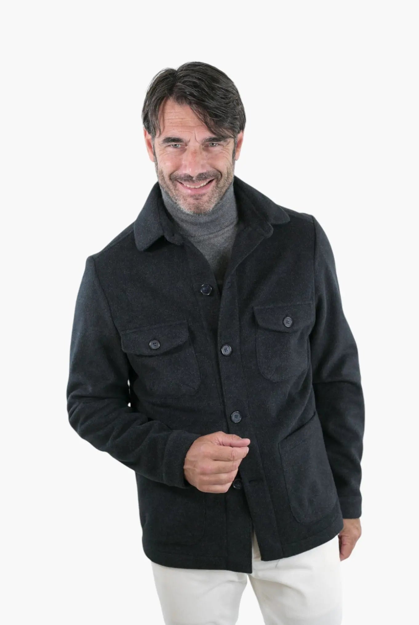 Overshirt Blu - Guarino Store