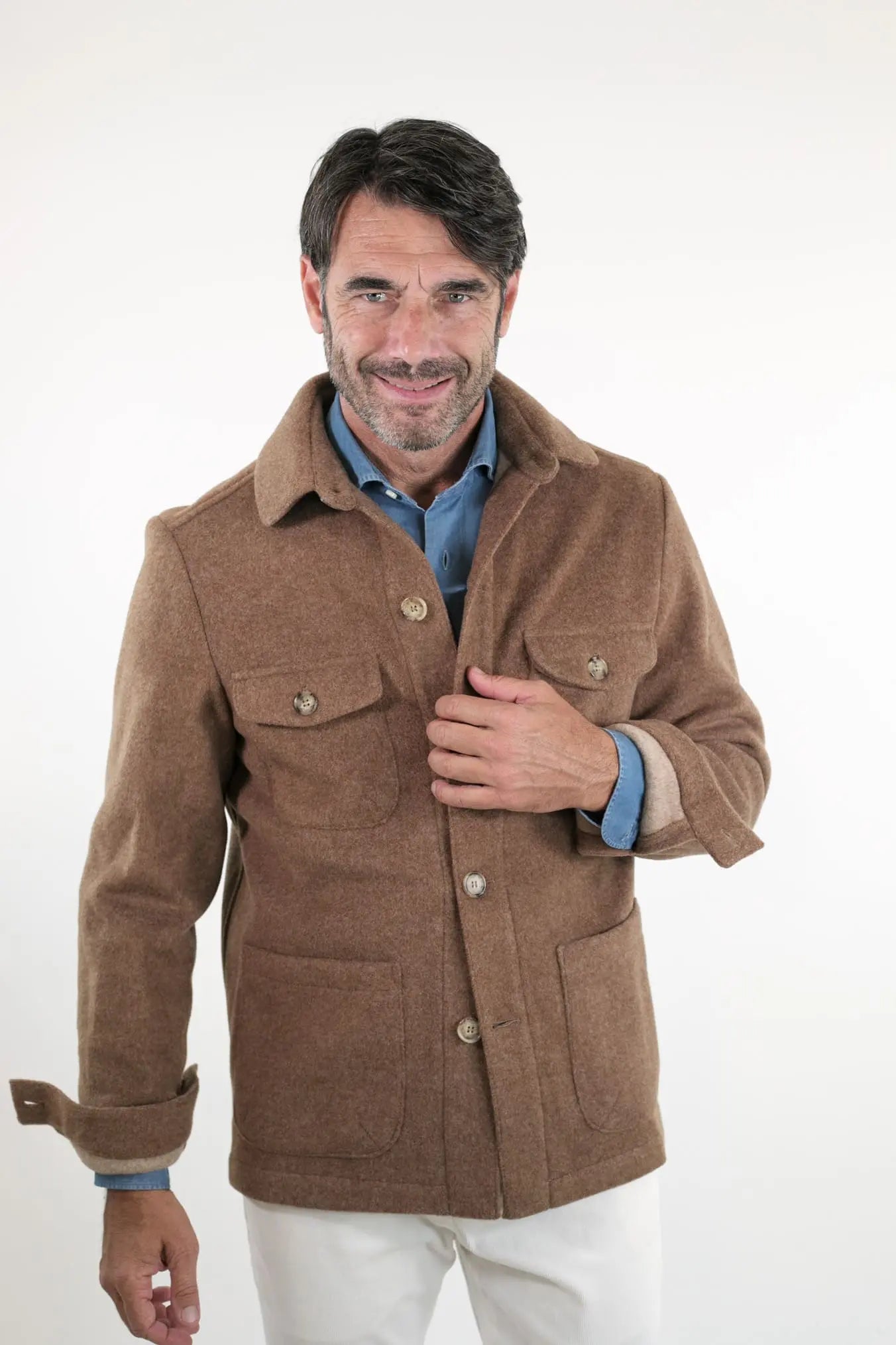 Overshirt Marrone - Guarino Store