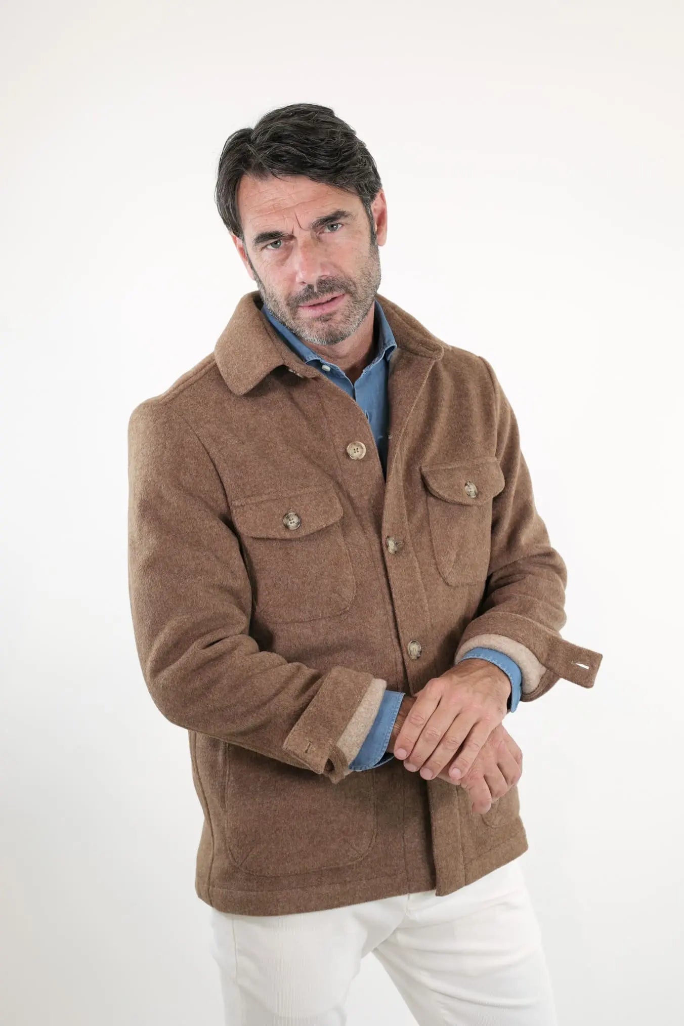 Overshirt Marrone - Guarino Store