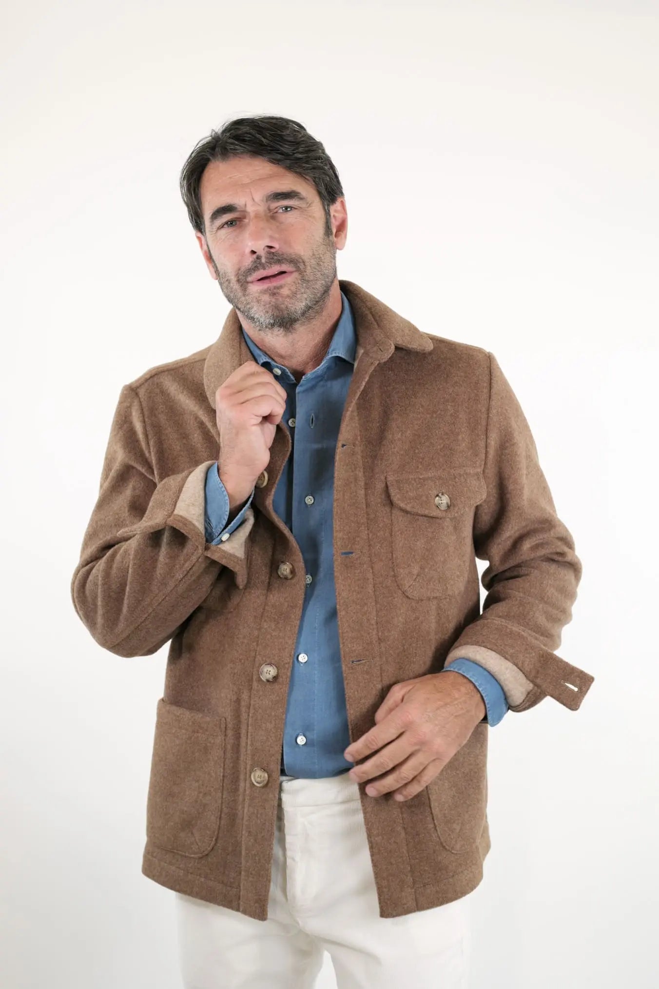 Overshirt Marrone - Guarino Store
