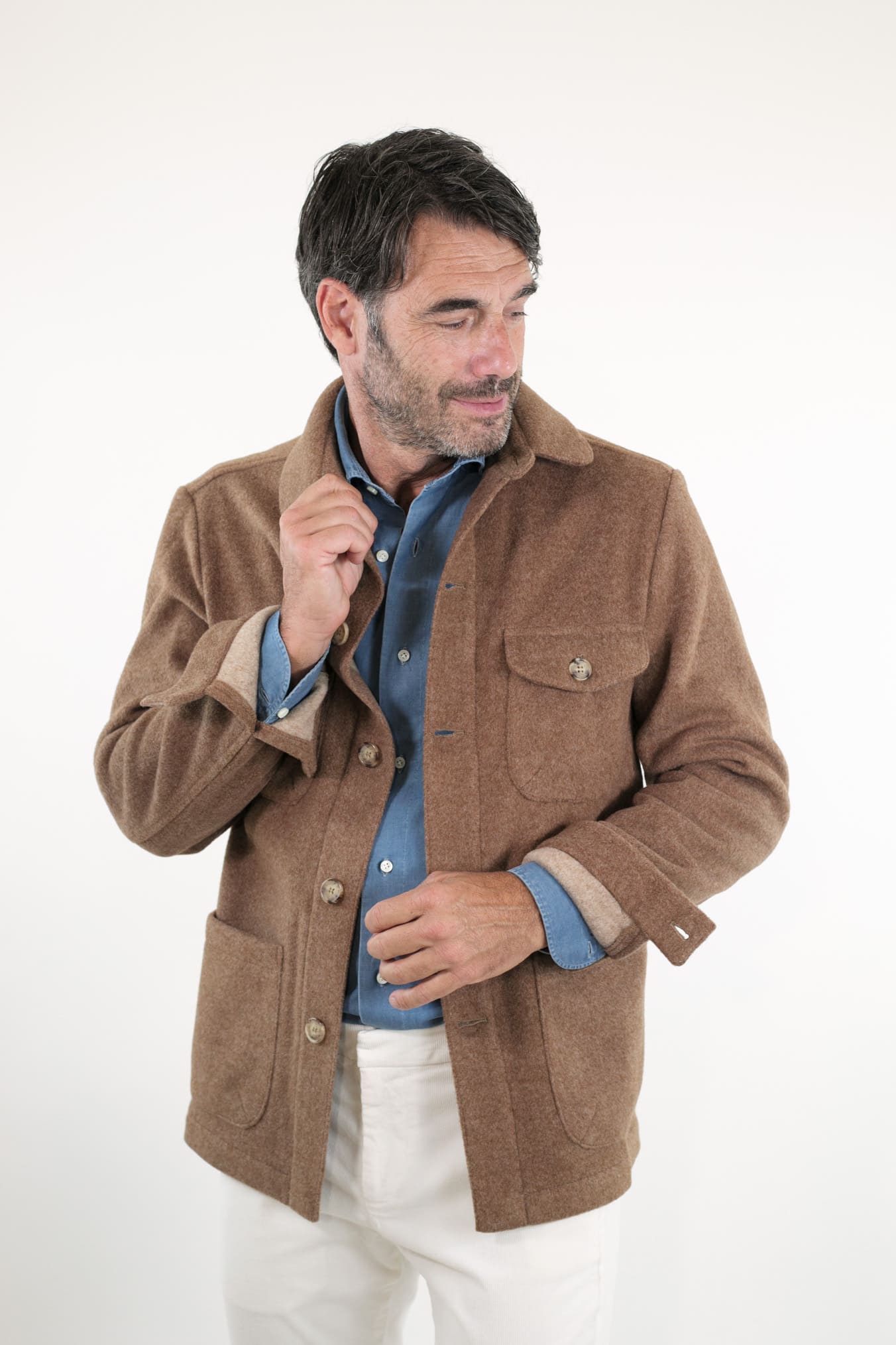 Overshirt Marrone - Guarino Store