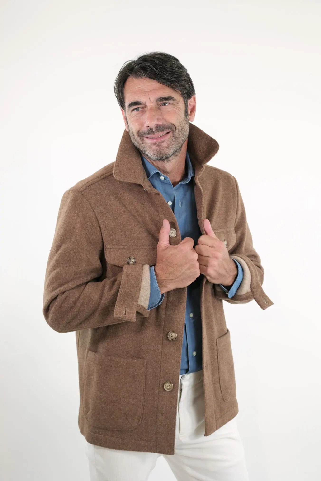 Overshirt Marrone - Guarino Store