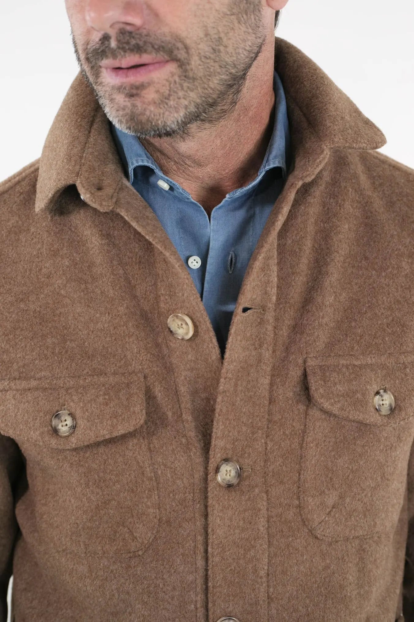Overshirt Marrone - Guarino Store