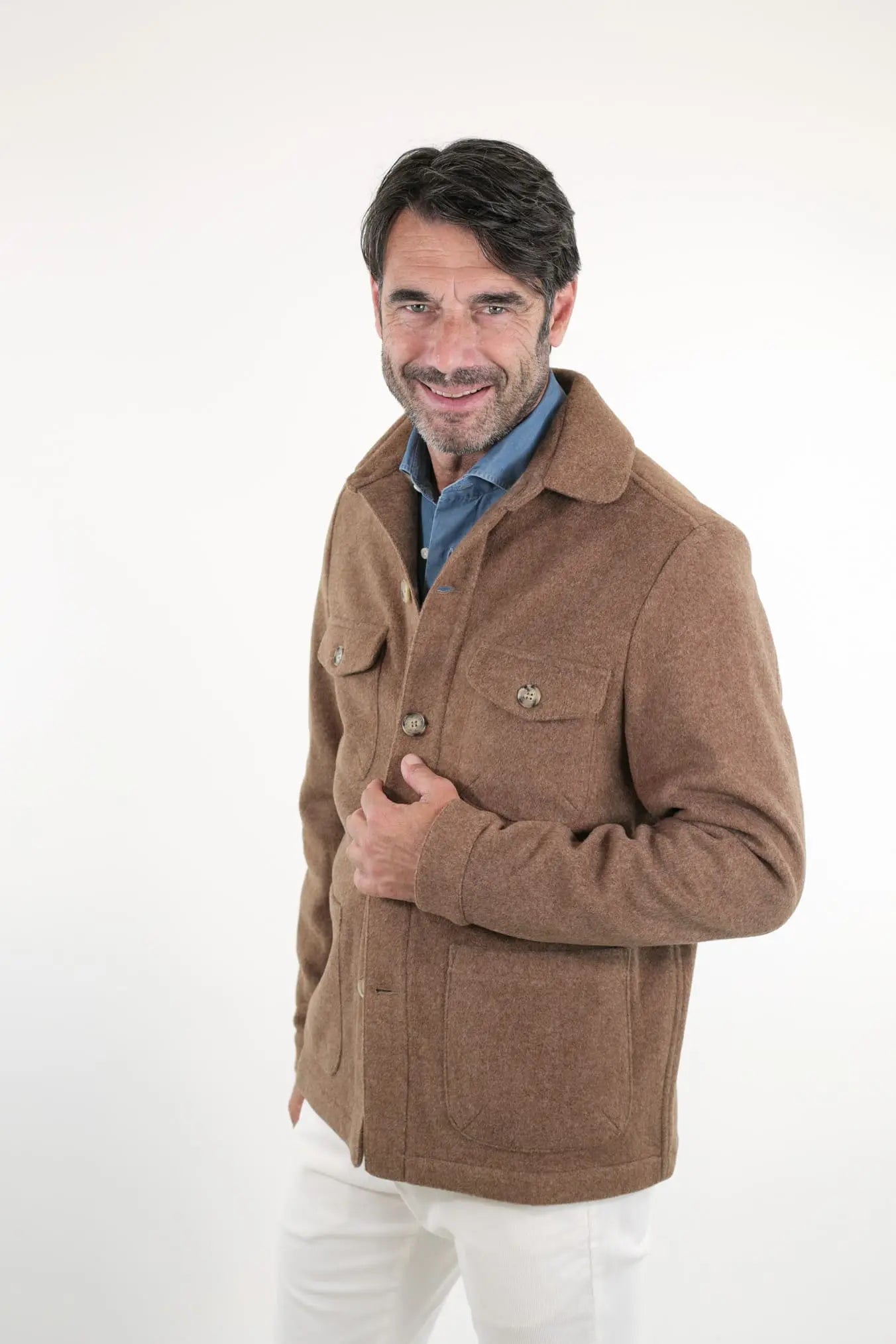 Overshirt Marrone - Guarino Store