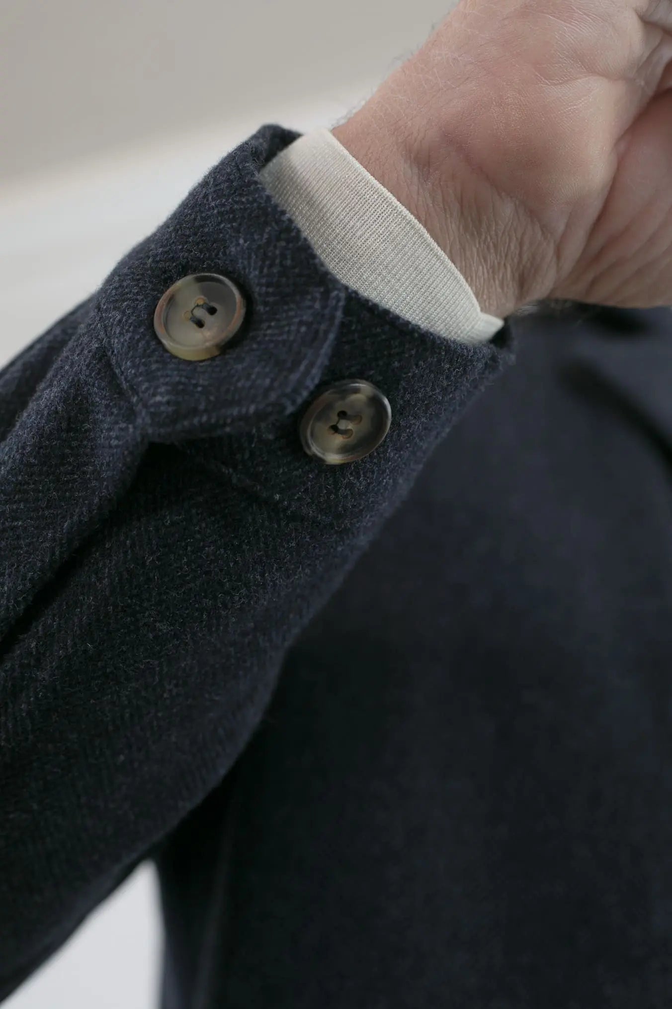 PIETRASALATA Giacca Galles Lana Cashmere Testa di Moro