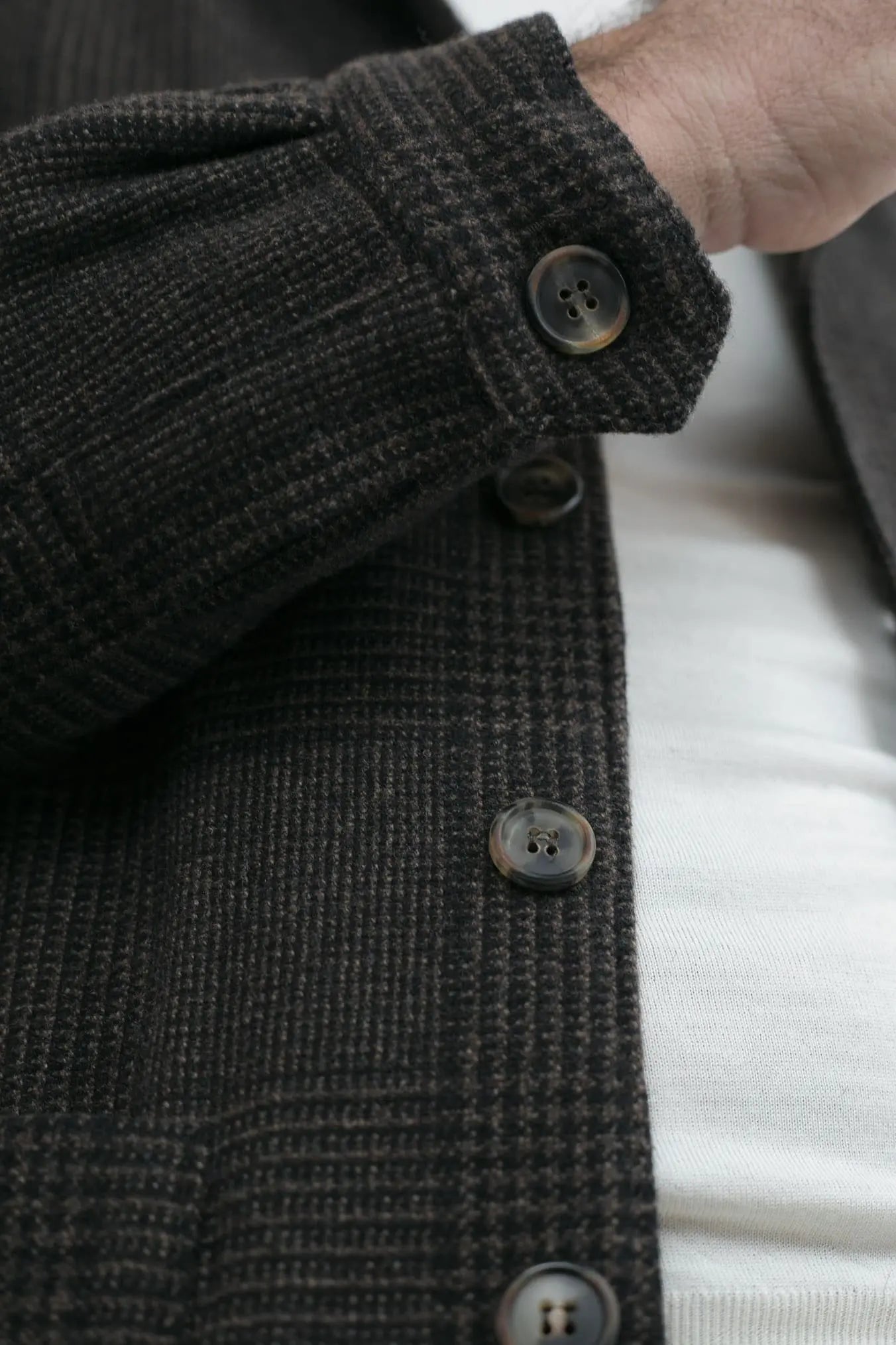 PIETRASALATA Giacca Galles Lana Cashmere Testa di Moro