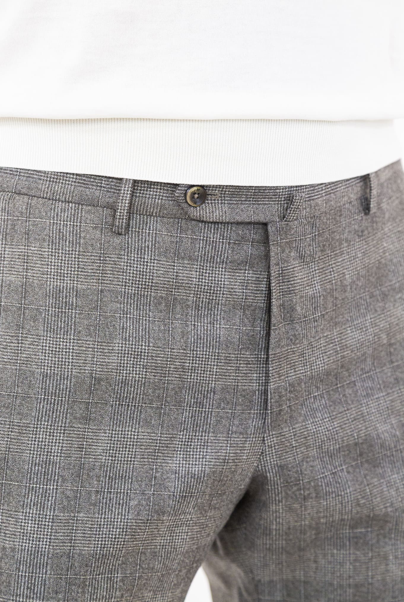 Pantaloni Principe di Galles Beige - Guarino Store