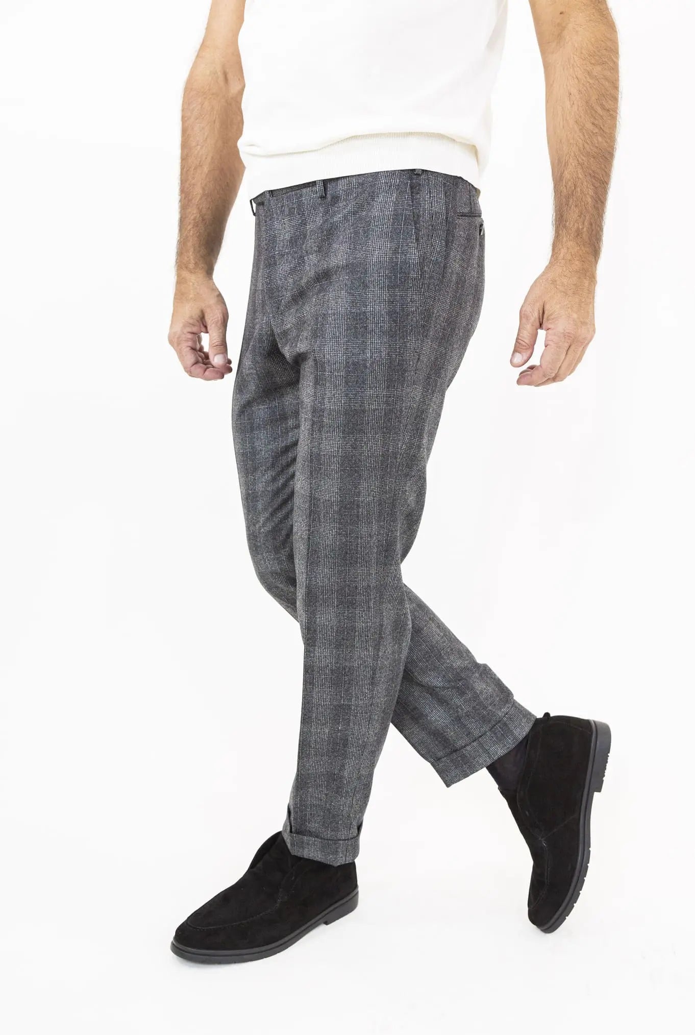 Pantaloni Principe di Galles Grigio - Guarino Store