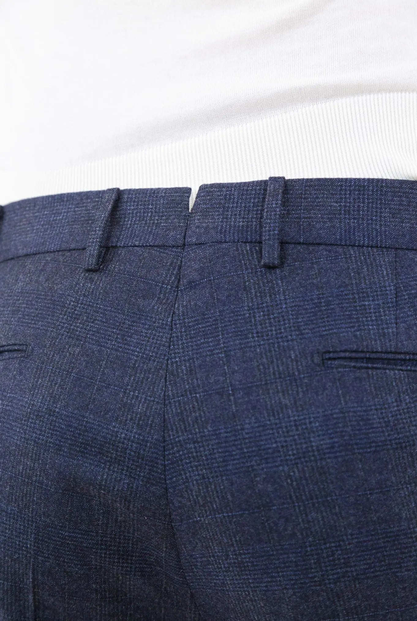 Pantaloni Principe di Galles Blu - Guarino Store