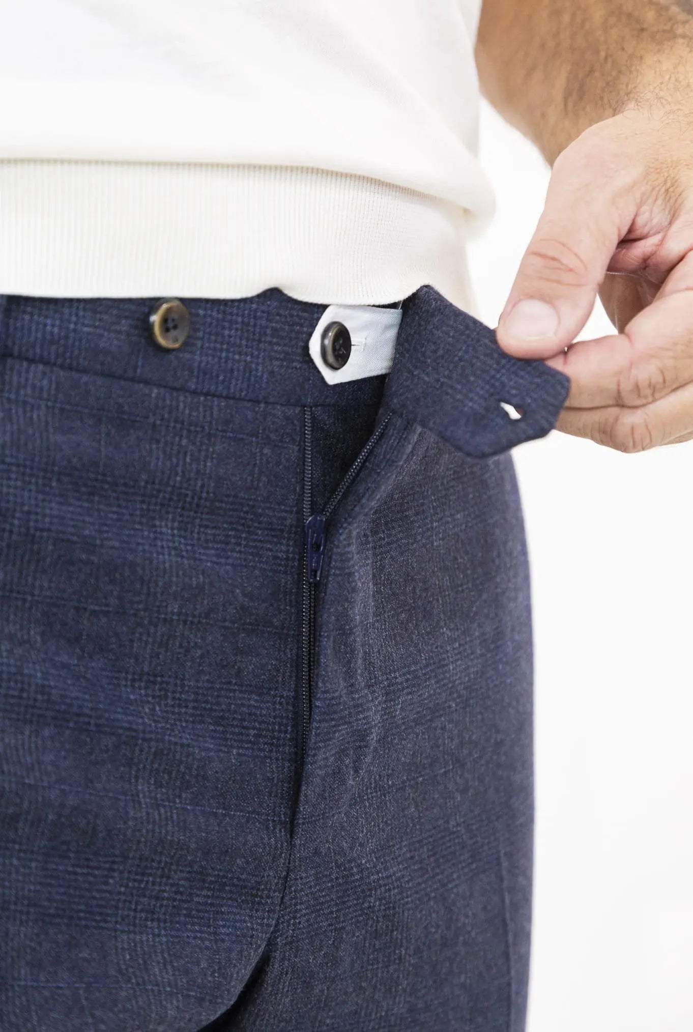 Pantaloni Principe di Galles Blu - Guarino Store