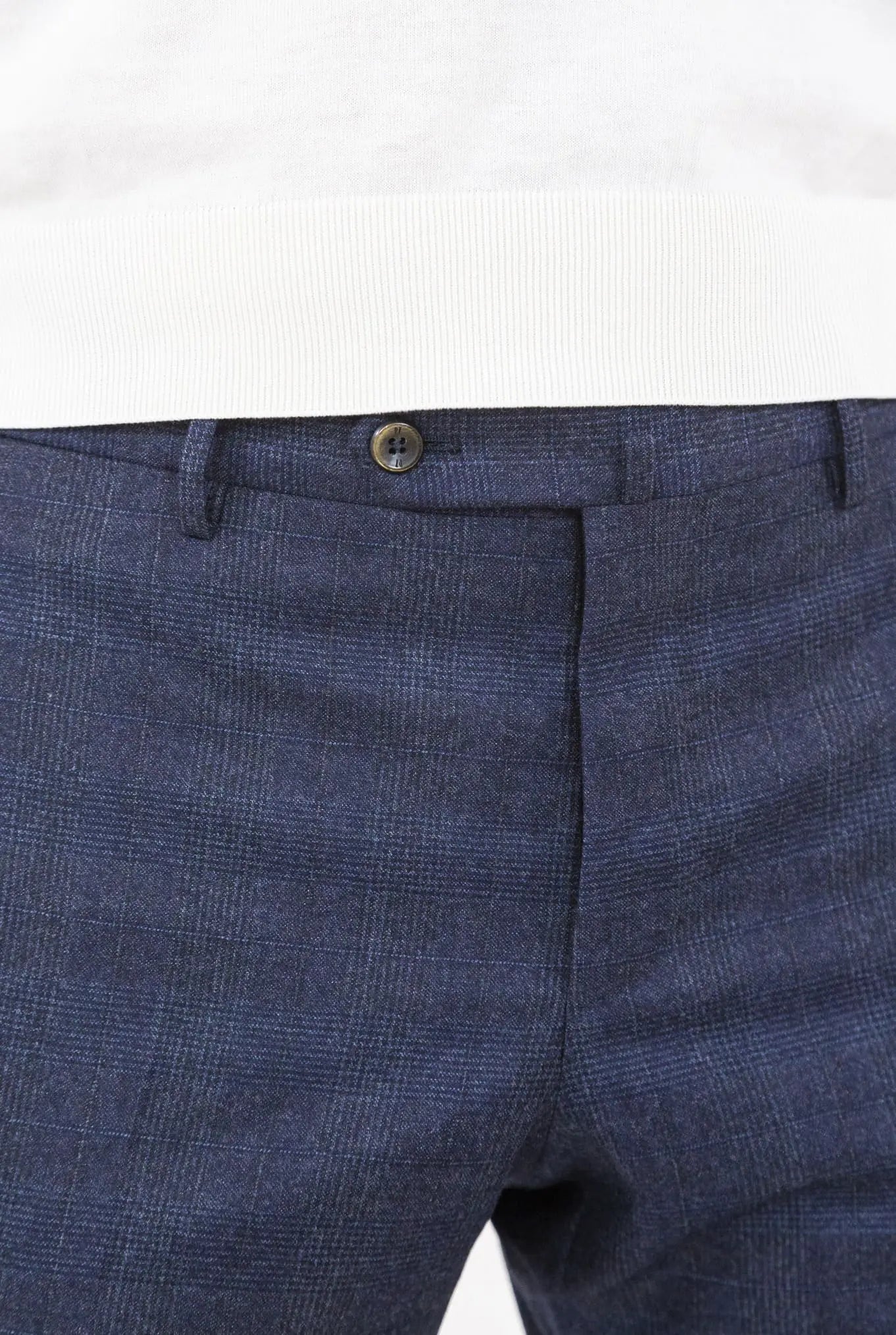 Pantaloni Principe di Galles Blu - Guarino Store