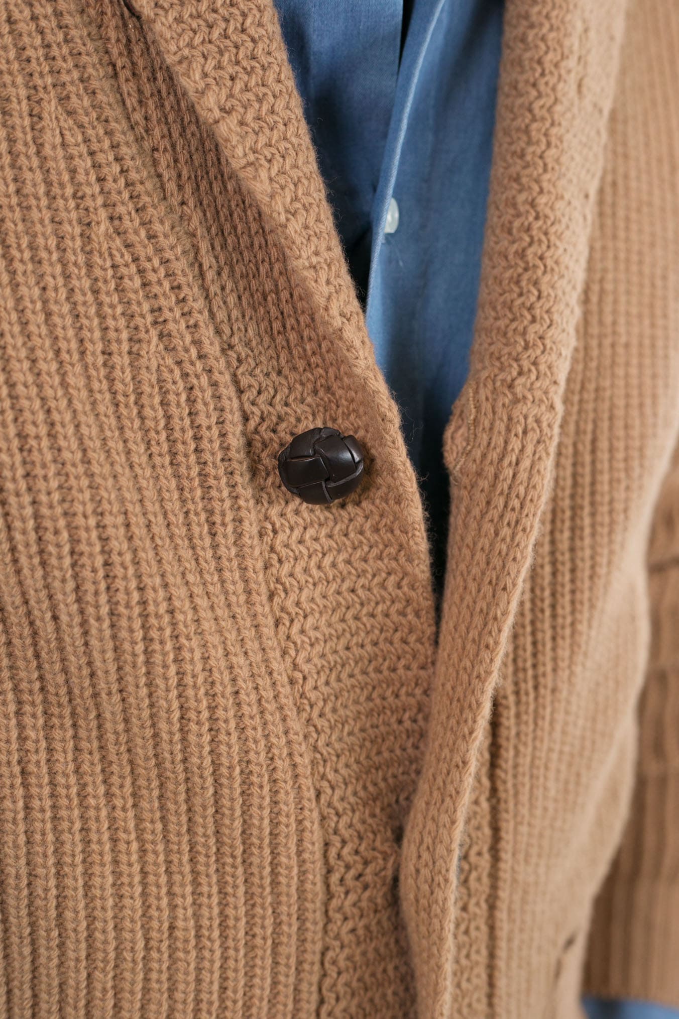CARDIGAN mod.Renegade Steve McQueen '68 col. Cammello - Guarino Store