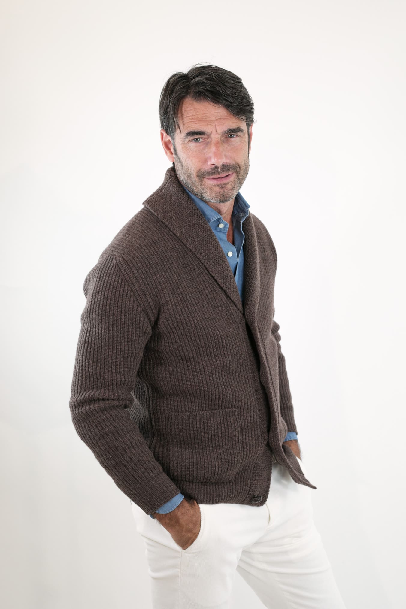 CARDIGAN mod.Renegade Steve McQueen '68 col. Cioccolato - Guarino Store