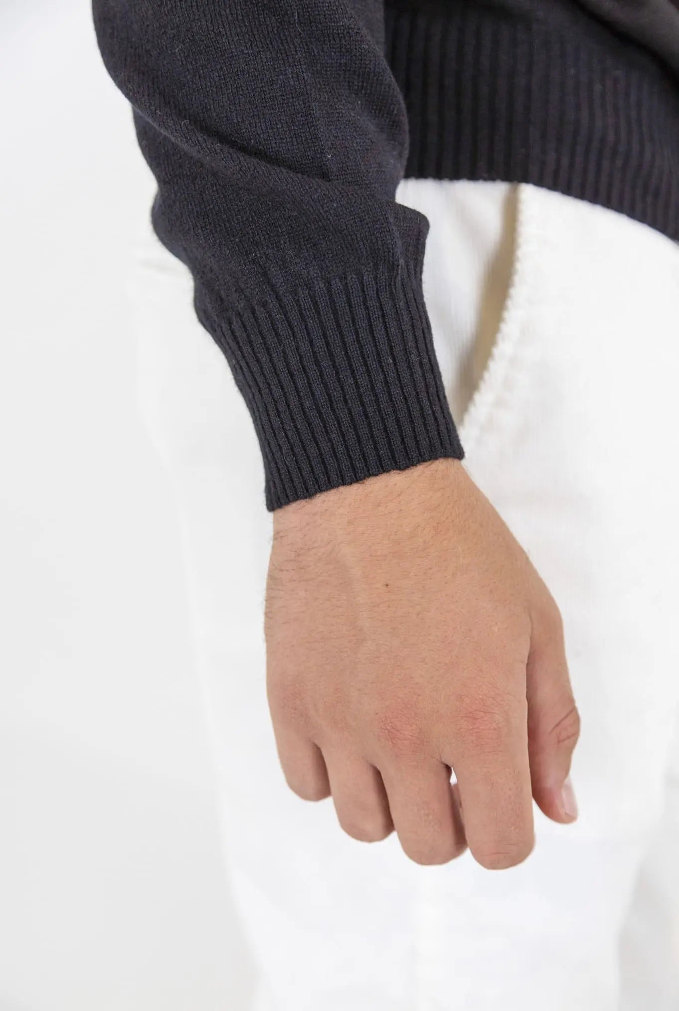 Girocollo Cashmere Nero - Guarino Store