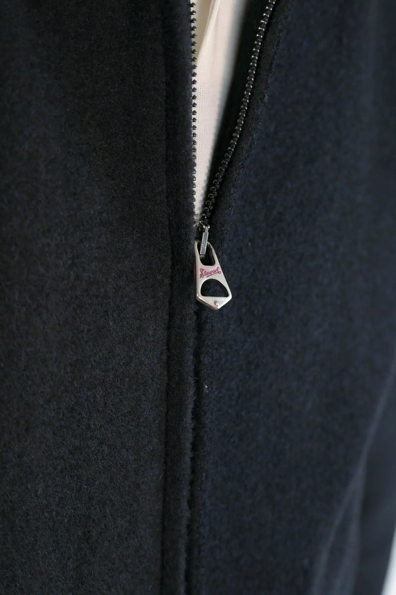 STEWART Giubbotto in Panno Blu Scuro
