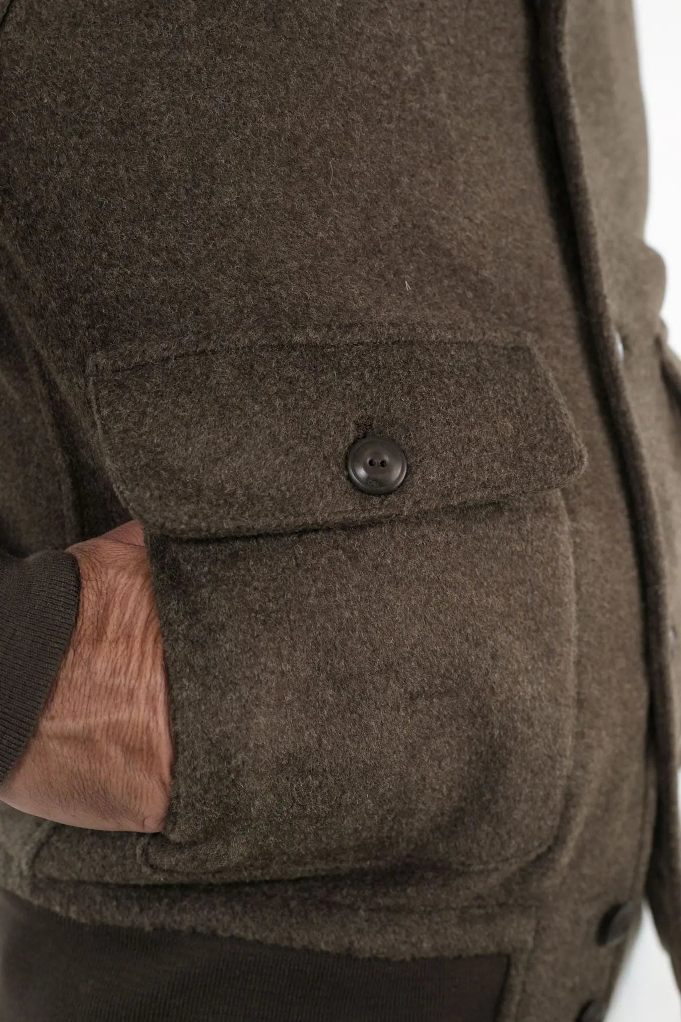 KIRED Giubbino Reversibile Blu e Testa di Moro