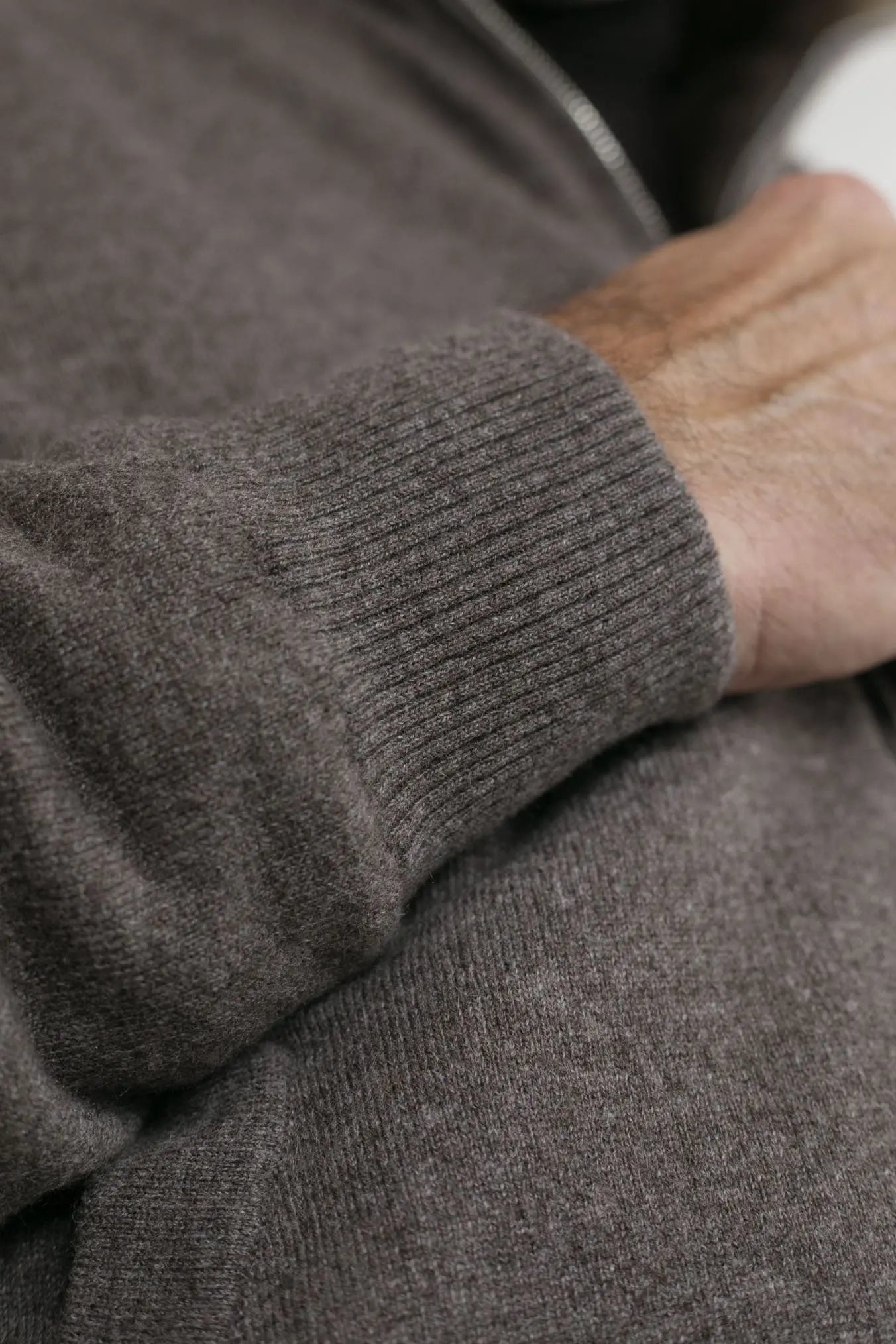 Giubbotto Cashmere Castorino Tortora - Guarino Store