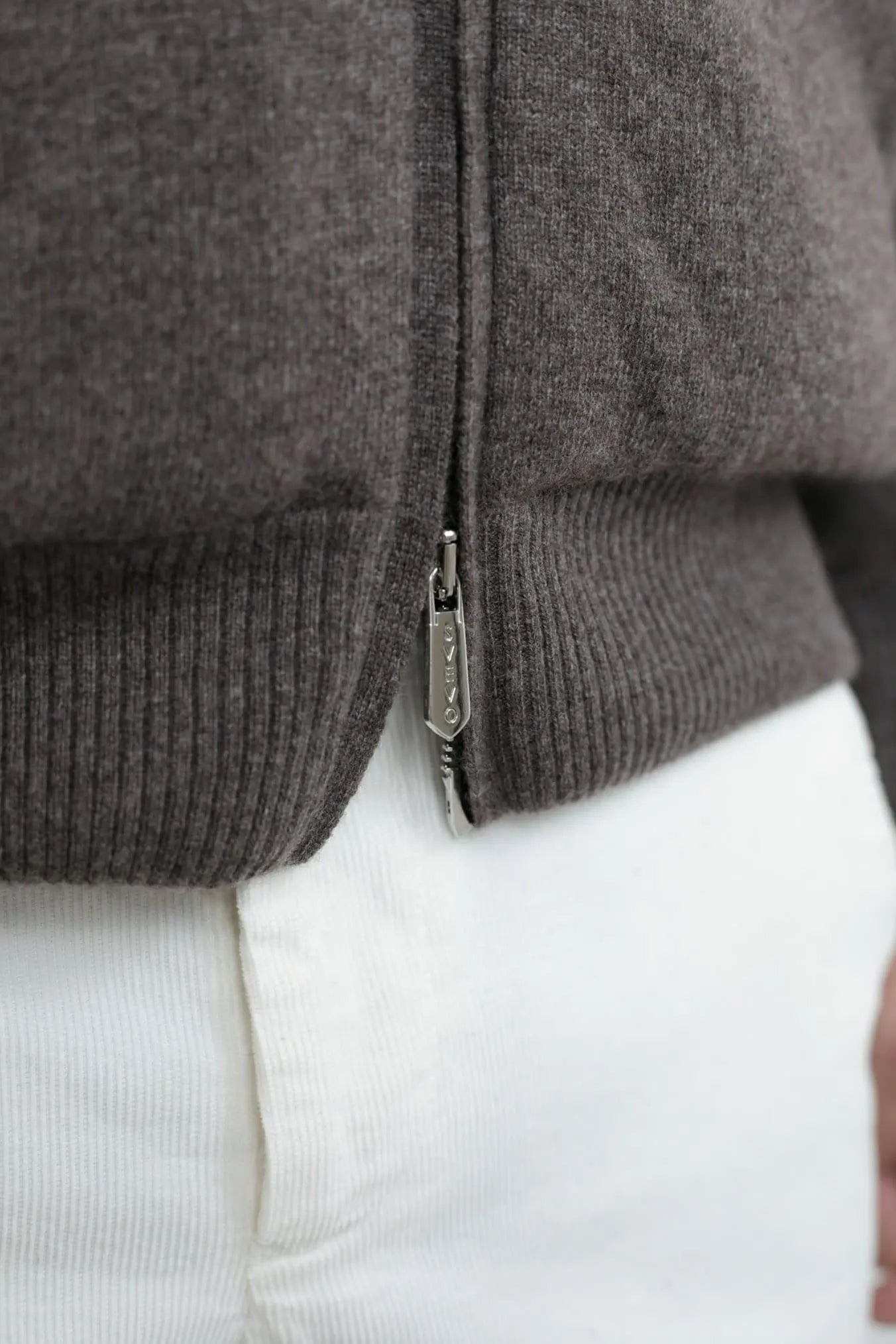 Giubbotto Cashmere Castorino Tortora - Guarino Store