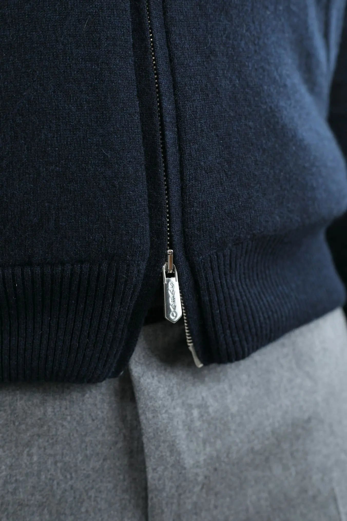 Giubbotto Cashmere Castorino Blu - Guarino Store