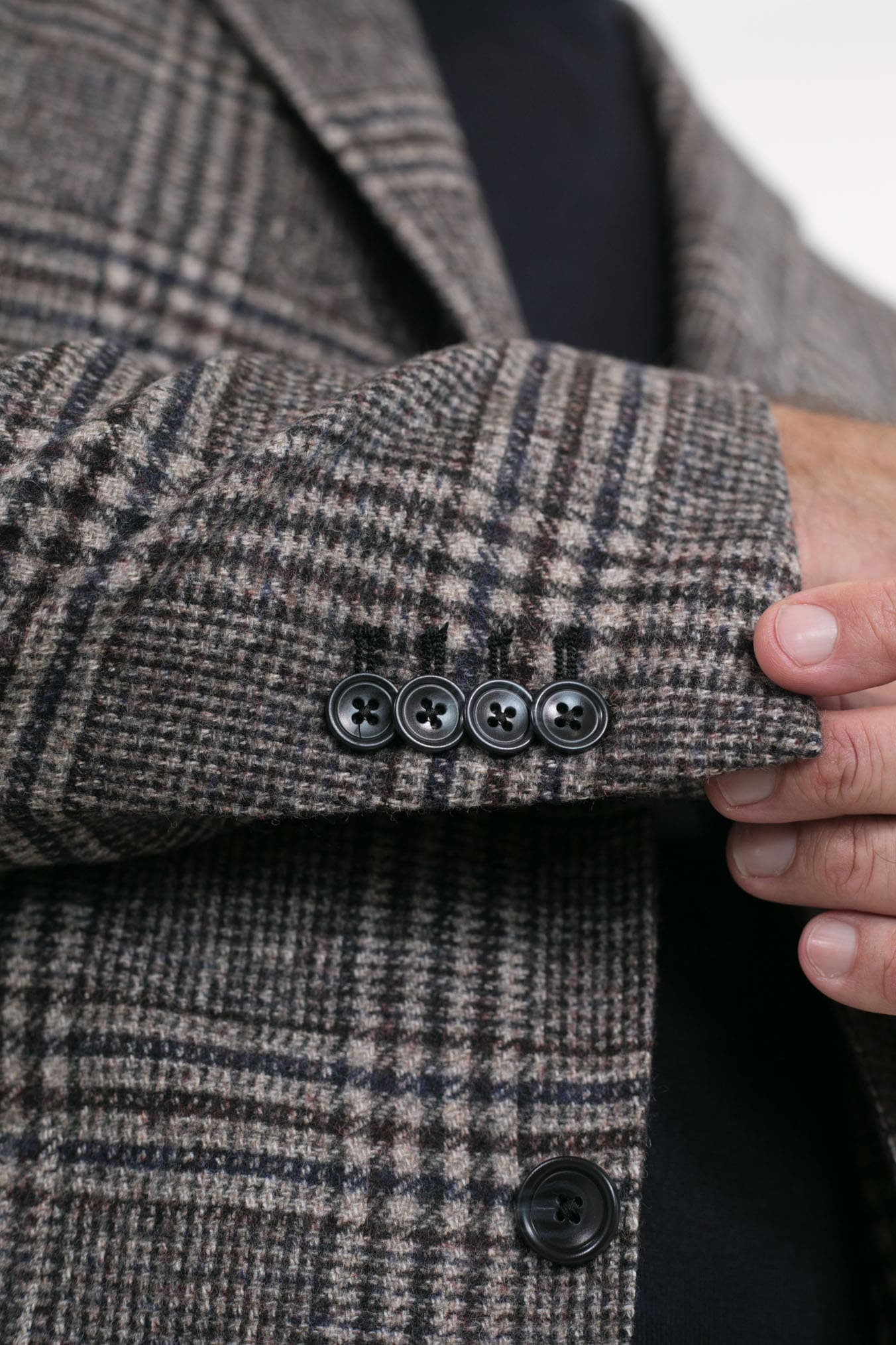 Giacca Principe di Galles Lana e Alpaca - Guarino Store