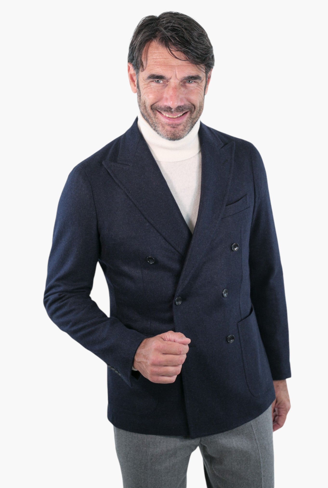 TAGLIATORE Giacca Doppiopetto Cashmere Blu