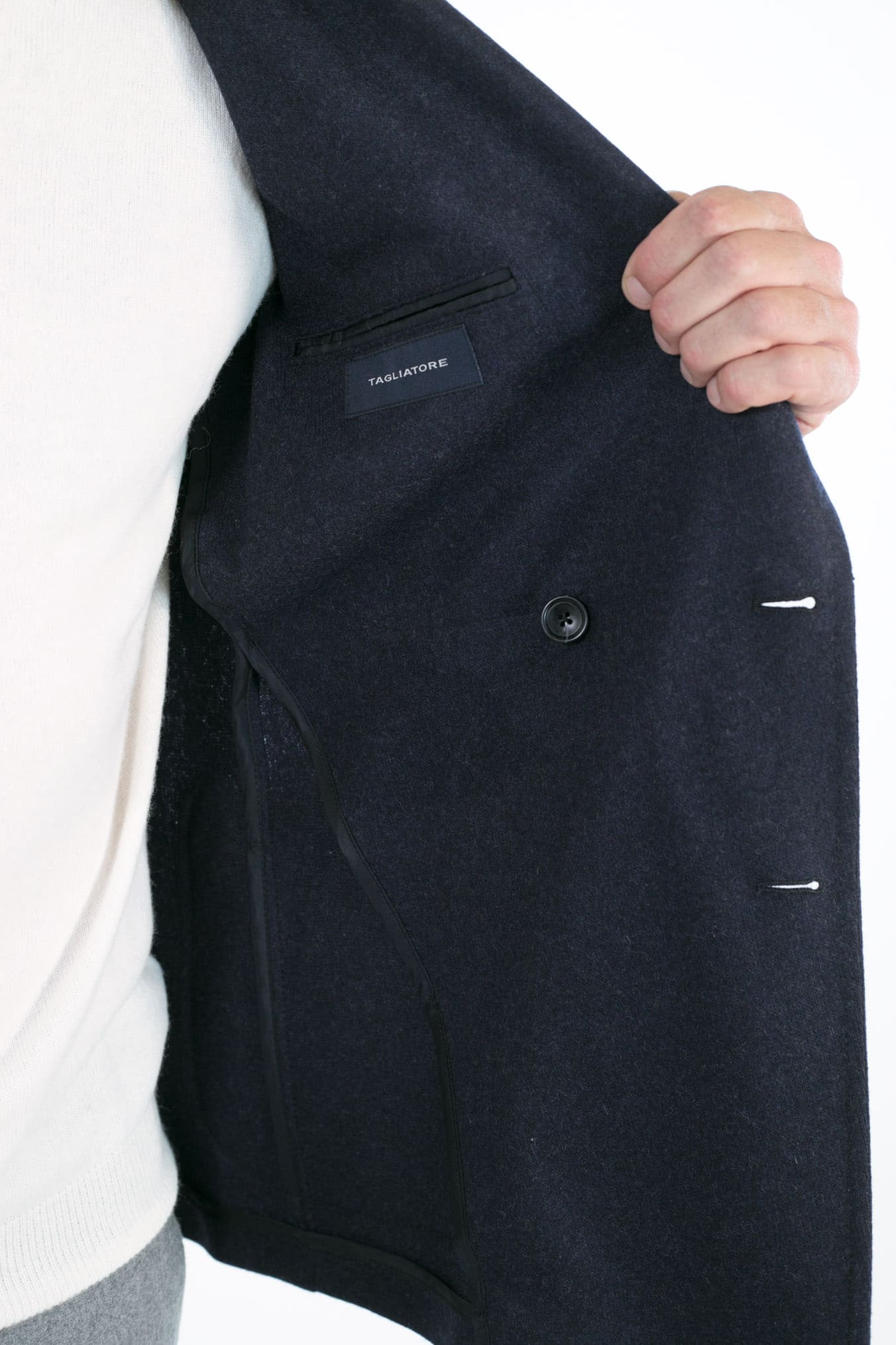 TAGLIATORE Giacca Doppiopetto Cashmere Blu