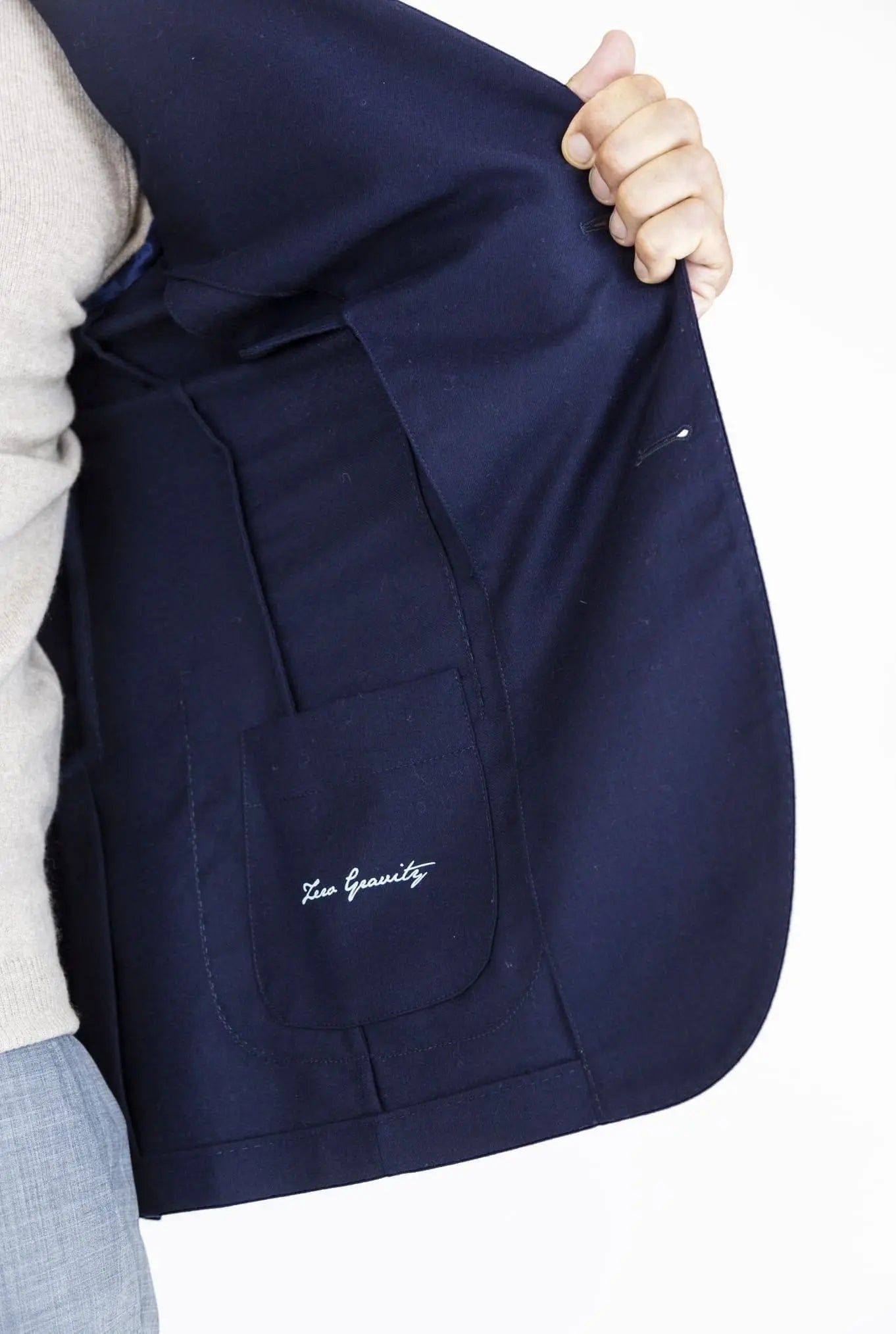 Giacca Zero Gravity Lana Blu - Guarino Store