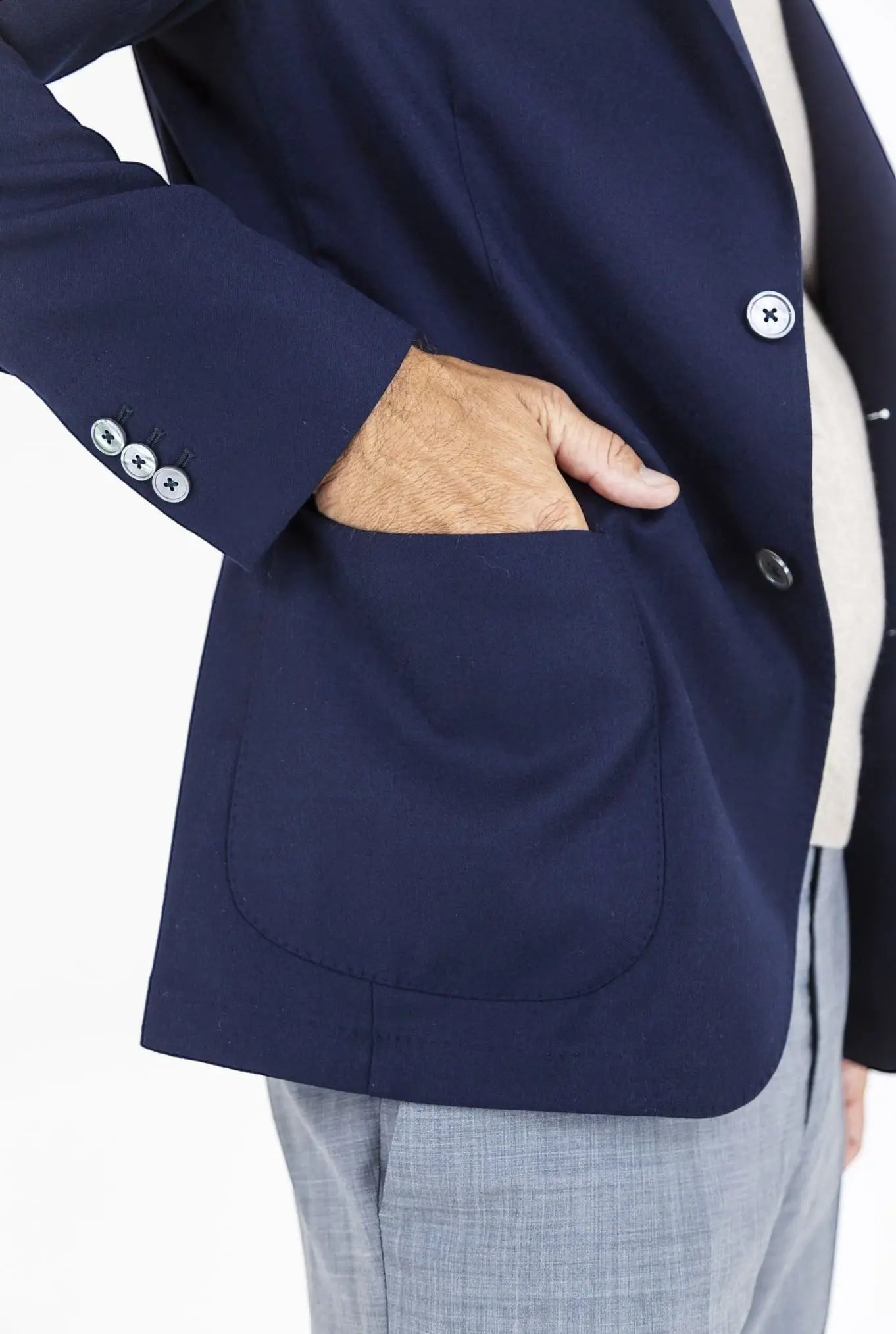 Giacca Zero Gravity Lana Blu - Guarino Store