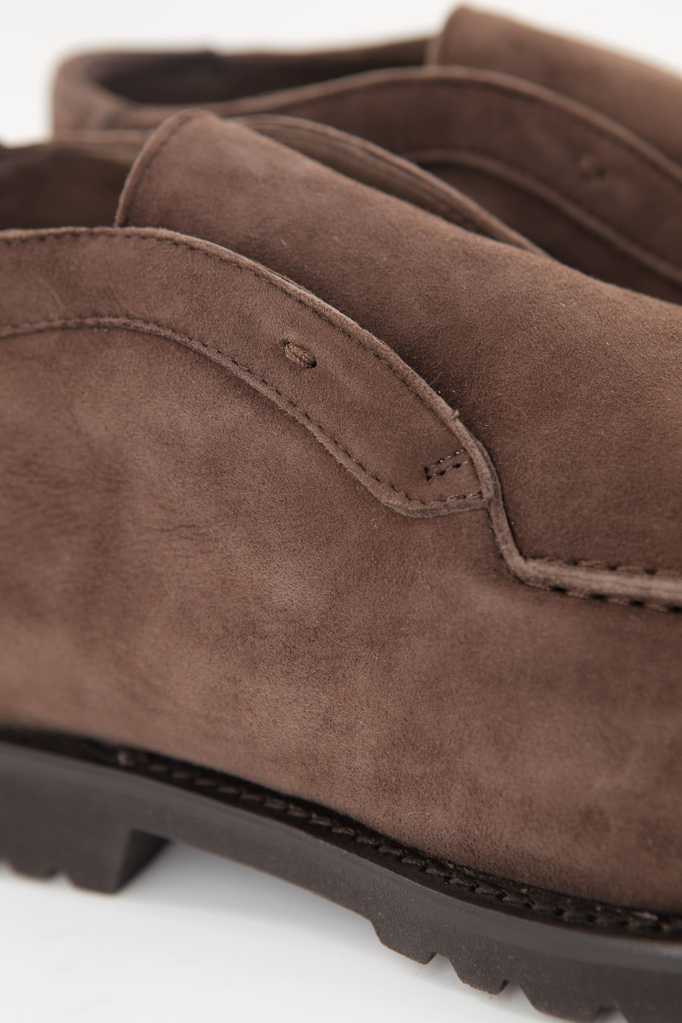 ANDREA VENTURA Polacchine "Explorer" Slip On Suede Marrone
