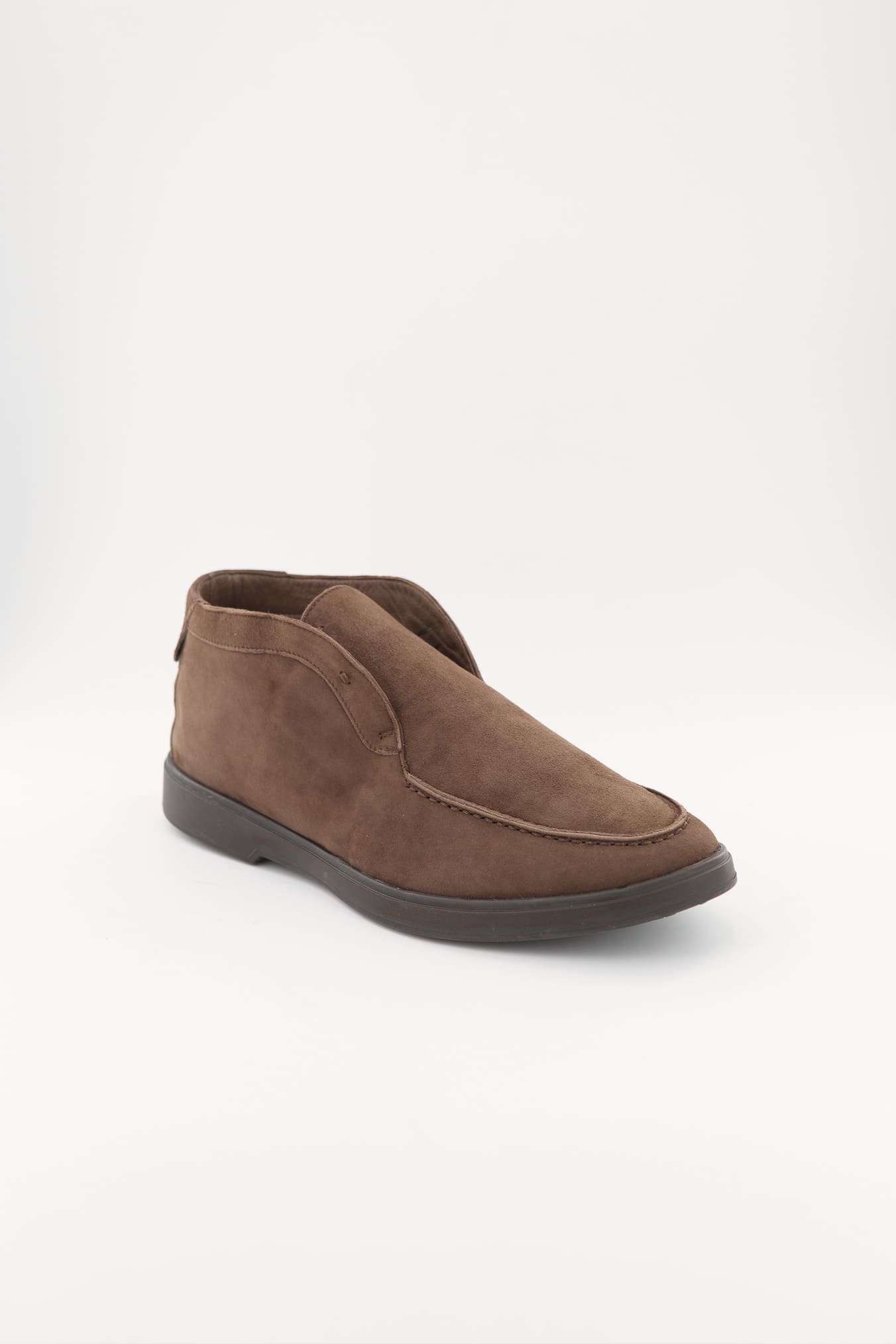 ANDREA VENTURA Polacchine "GMT Nuvolari" Slip On Suede Marrone