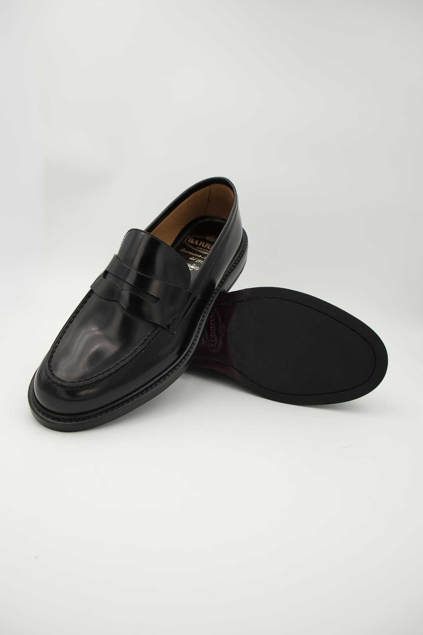 BARRETT Mocassini College Pelle Nera