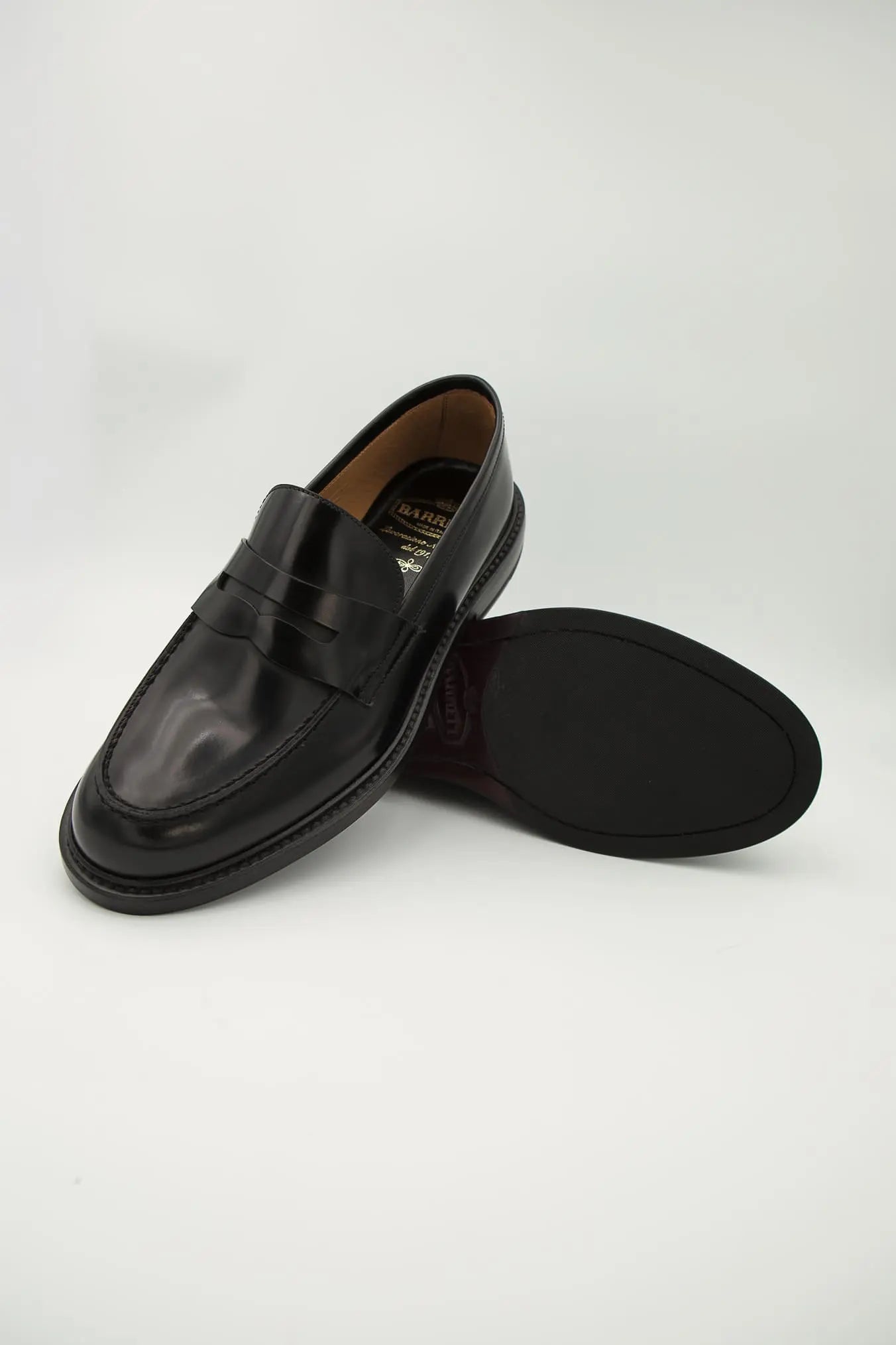 BARRETT Mocassini College Pelle Nera