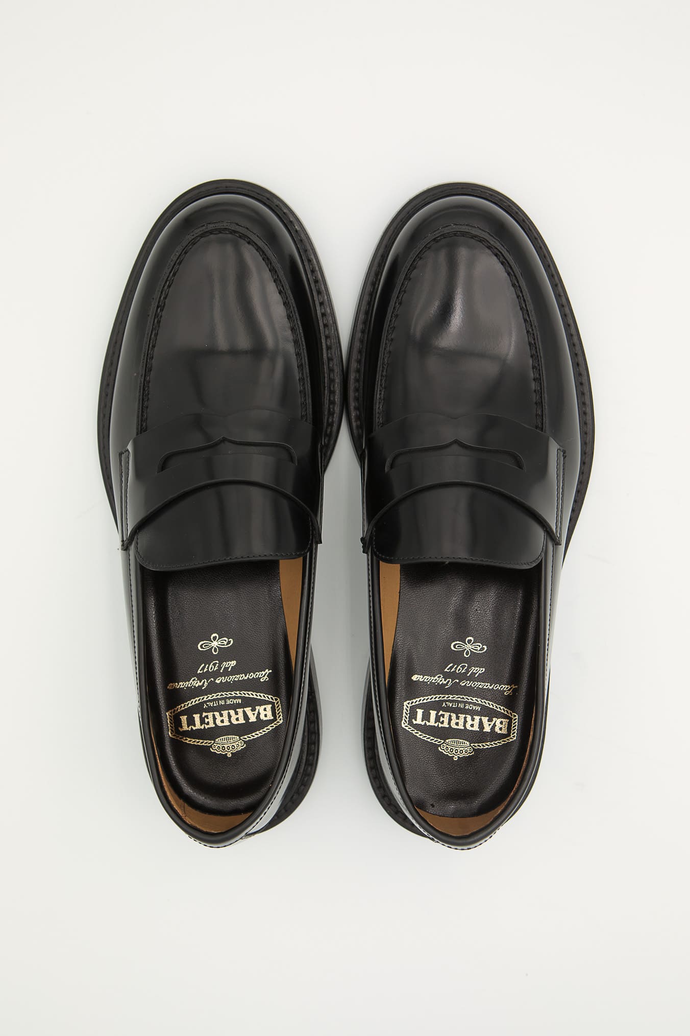 BARRETT Mocassini College Pelle Nera