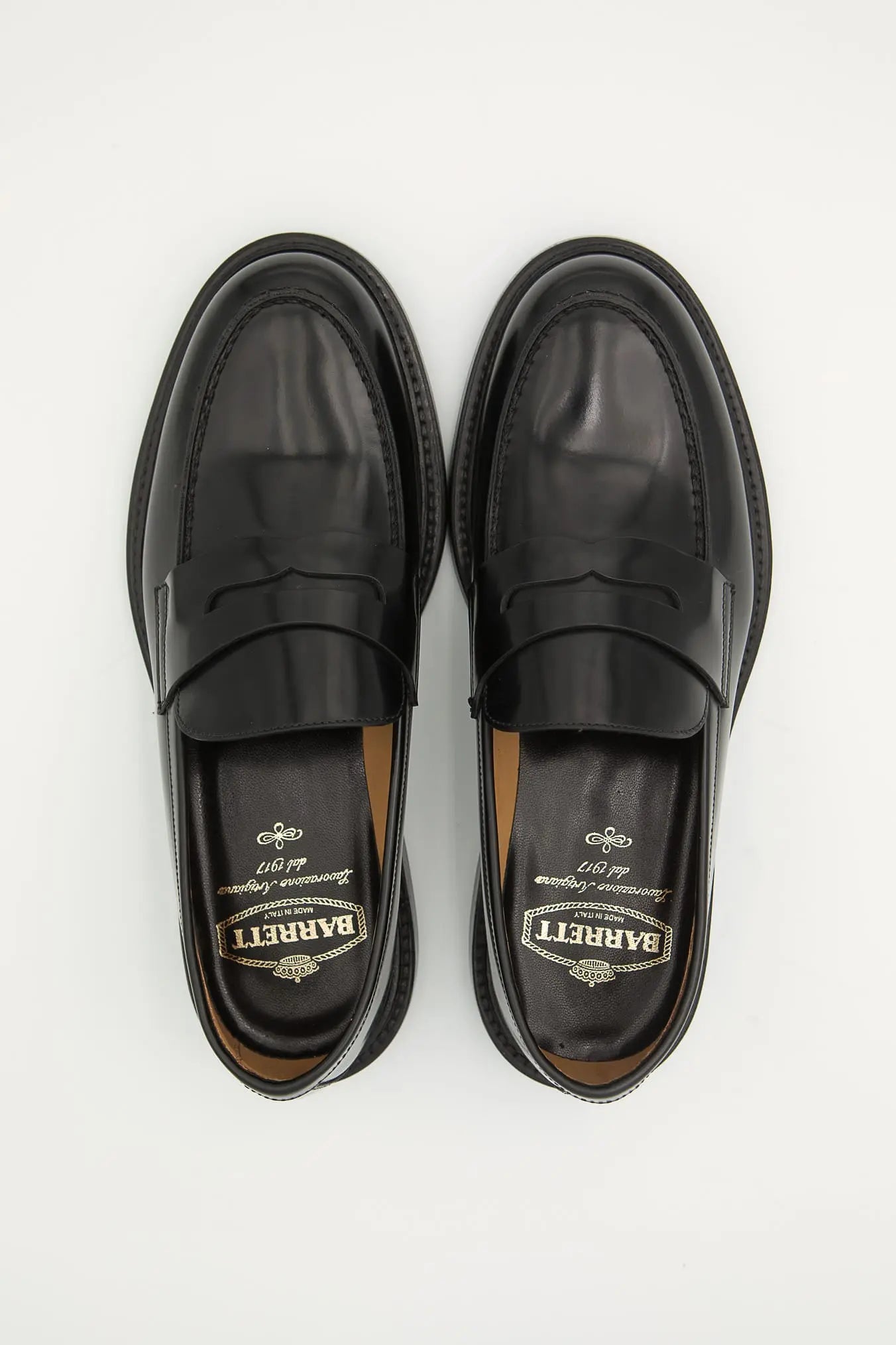 BARRETT Mocassini College Pelle Nera