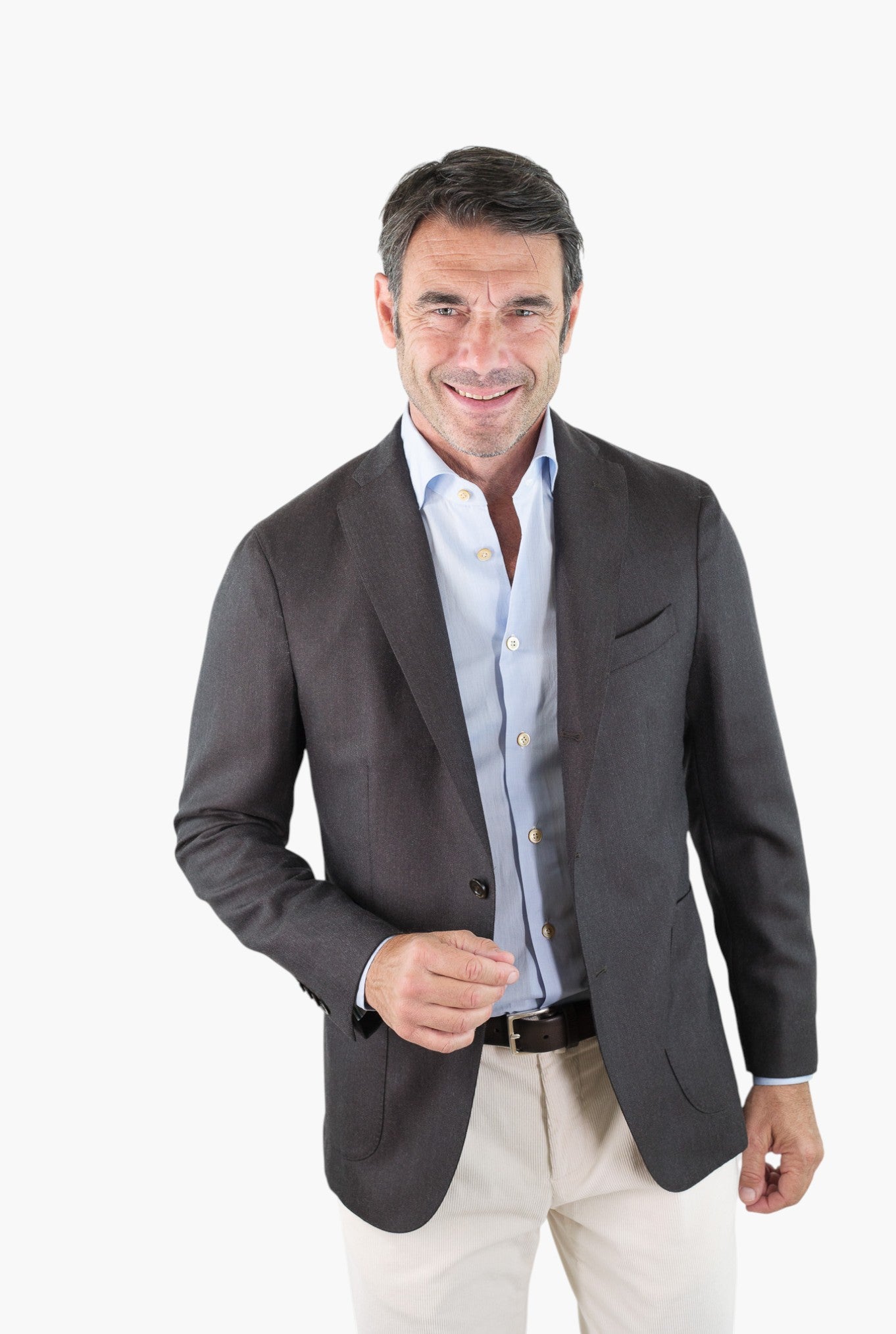 BOGLIOLI Giacca "K-Jacket" Hopsack Lana Testa Moro