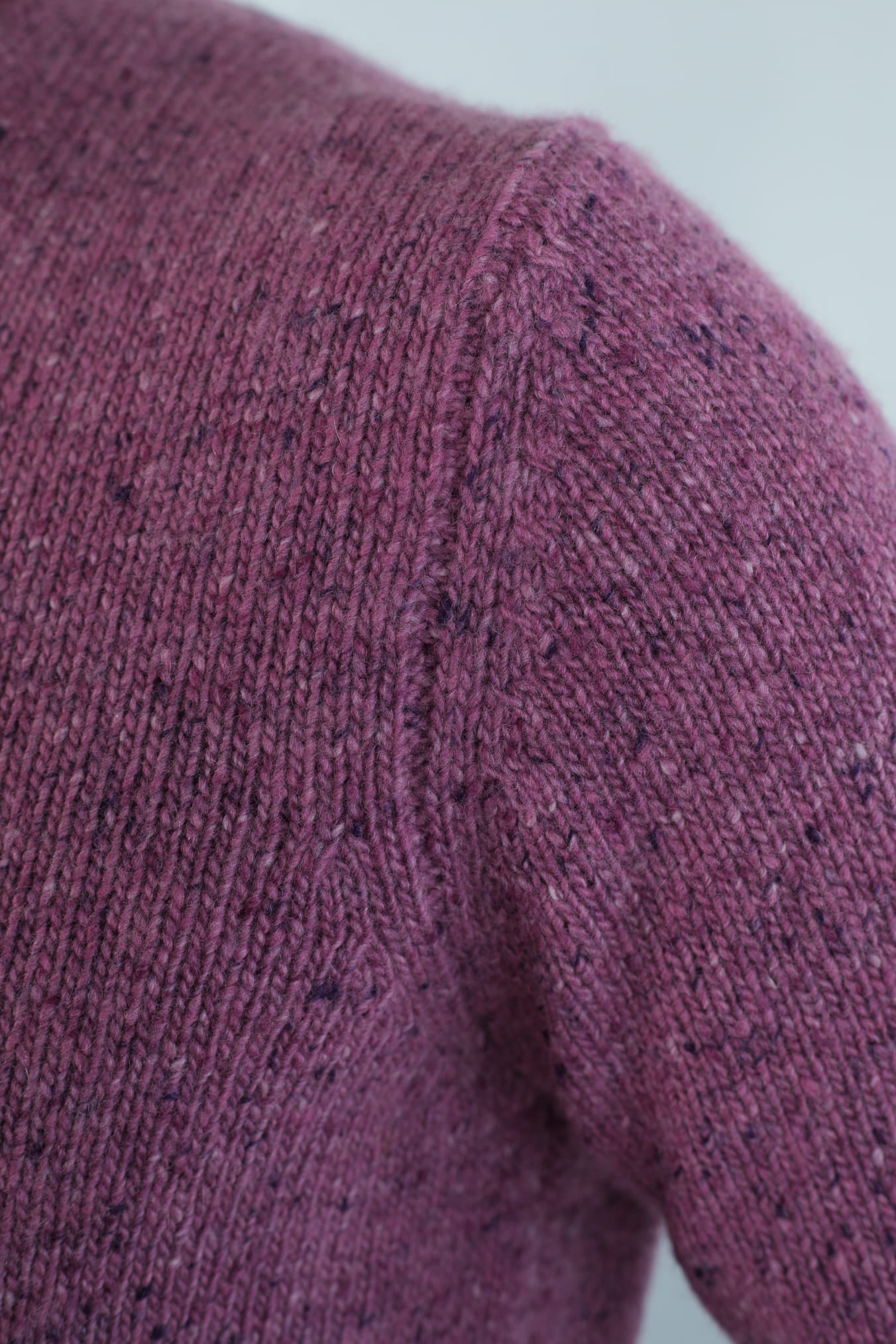 BRAMANI Maglia Girocollo Cashmere Mélange Malva