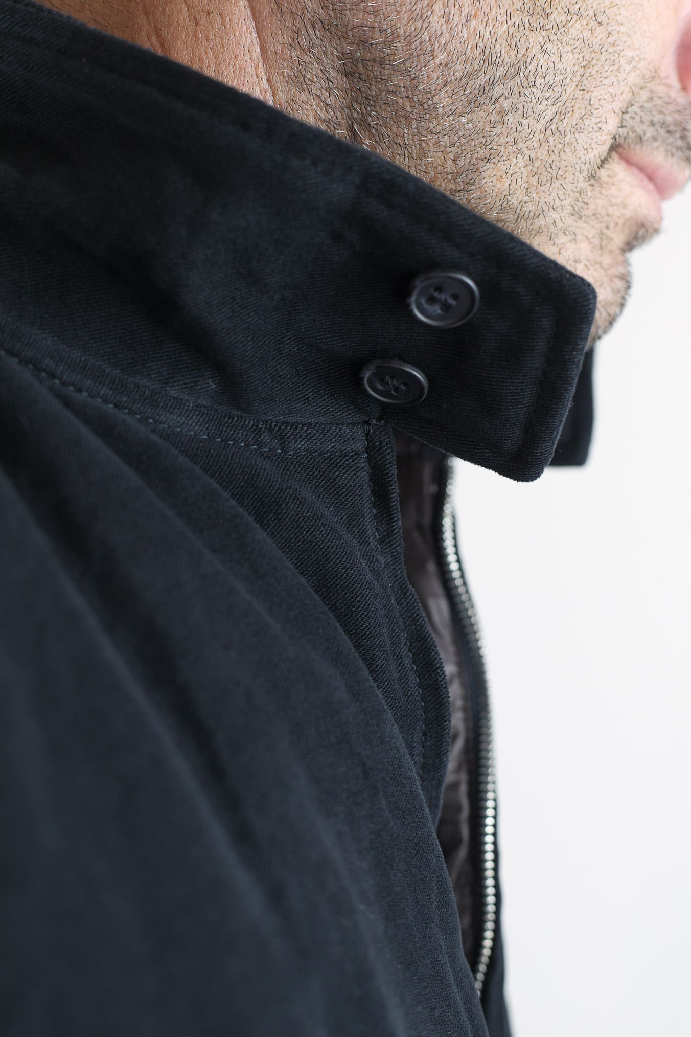 CONTRASTWAY Bomber Fustagno Piumino D'Oca Blu