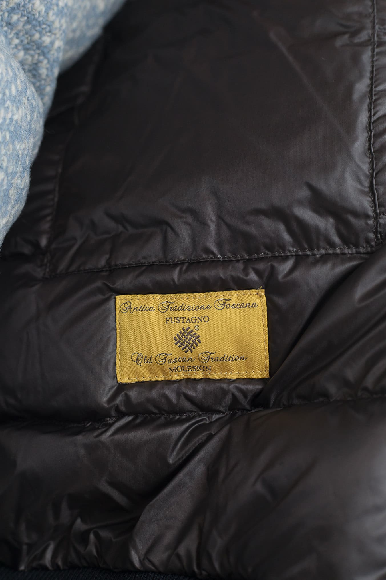 CONTRASTWAY Bomber Fustagno Piumino D'Oca Blu