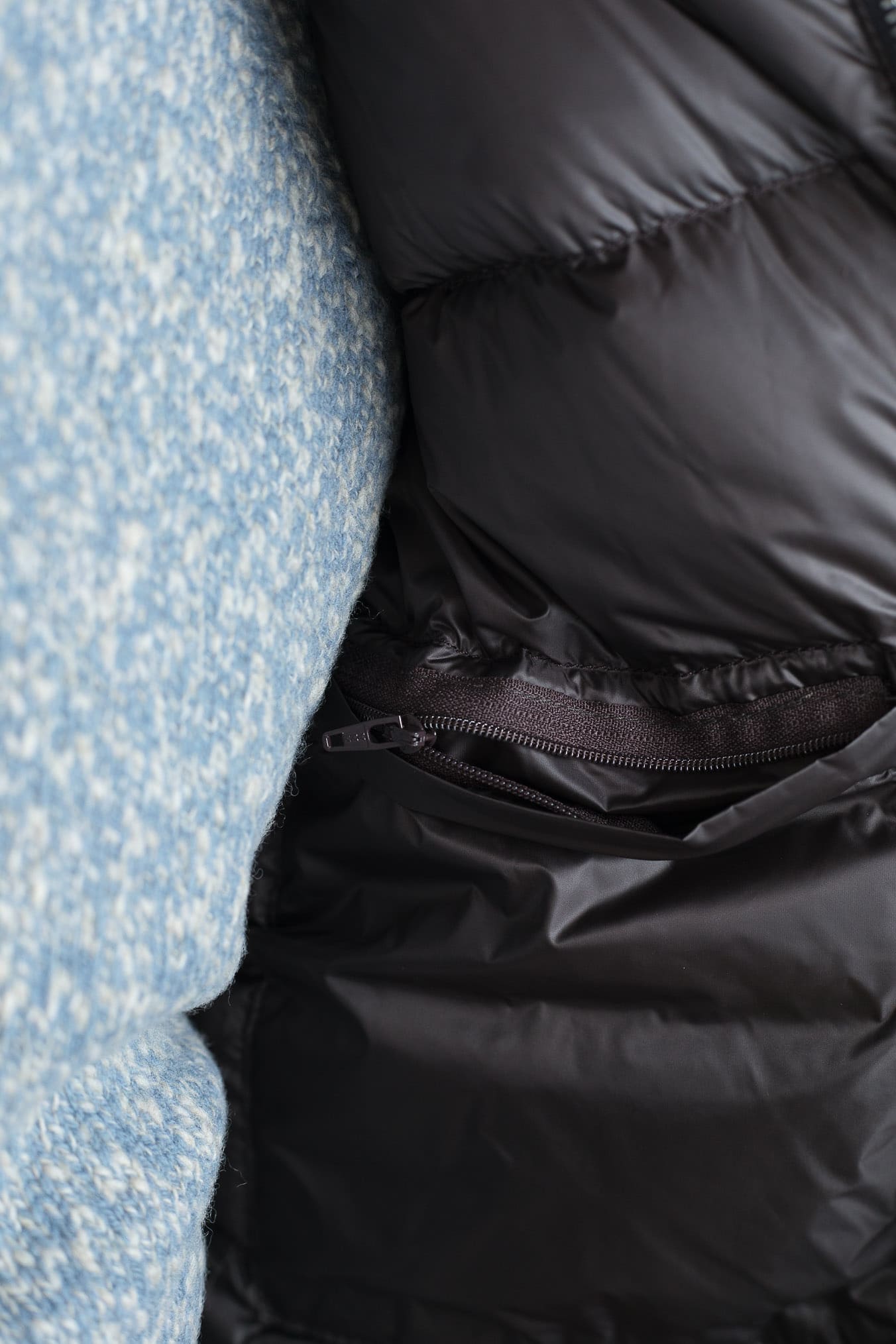 CONTRASTWAY Bomber Fustagno Piumino D'Oca Blu