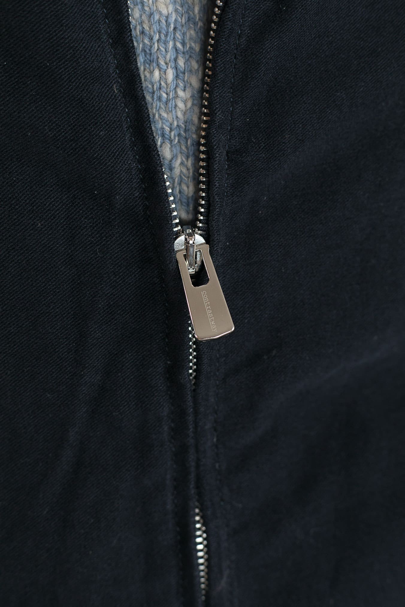 CONTRASTWAY Bomber Fustagno Piumino D'Oca Blu