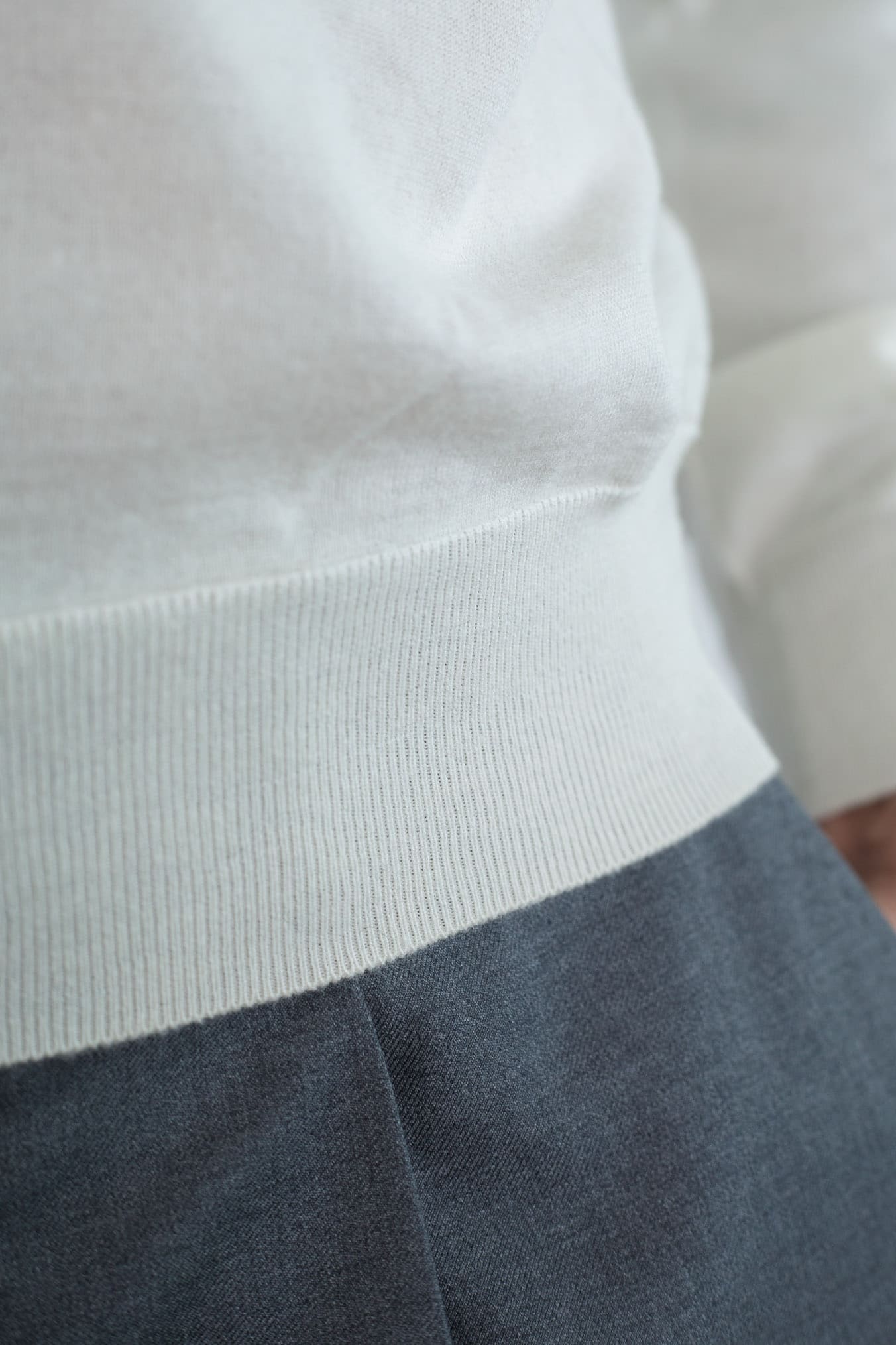 DRUMOHR Girocollo Cashmere Superlight Bianco